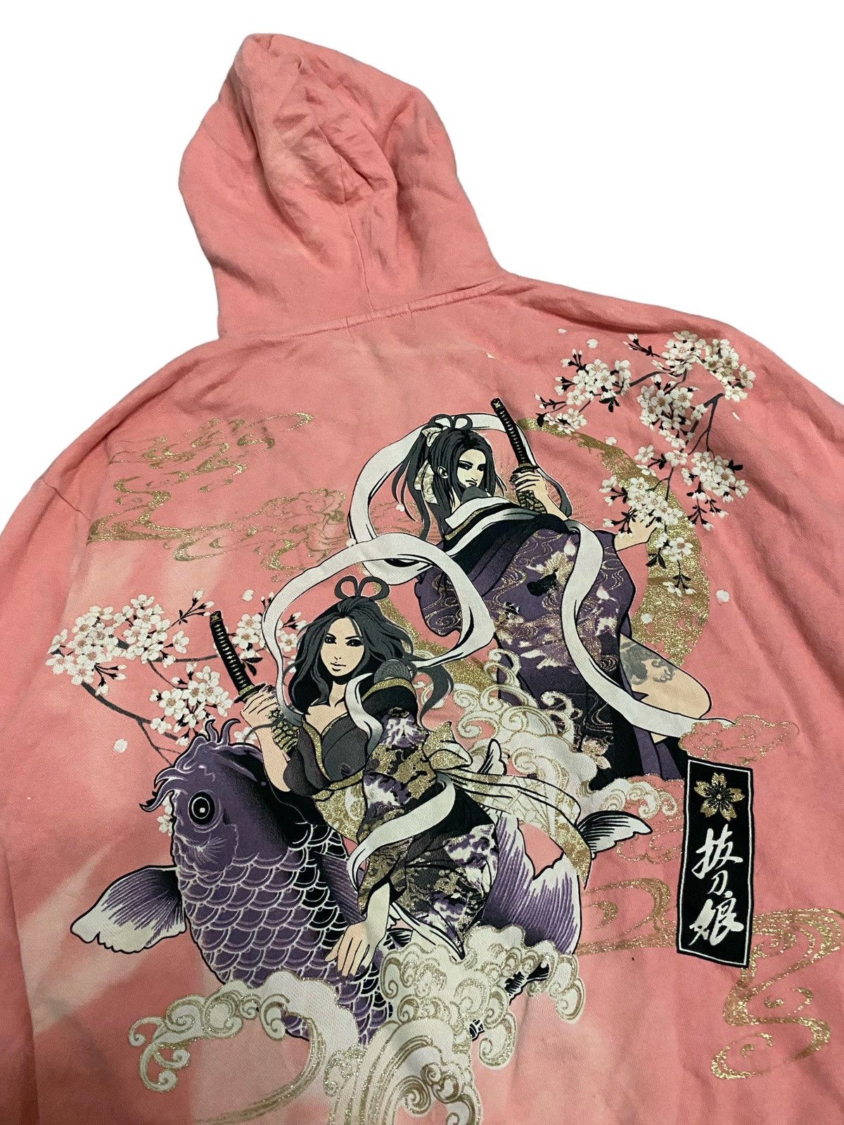 Japanese Brand × Vintage Vintage 90s Divine Retribution Traditional Japanese Hoodie Size US XL / EU 56 / 4 - 3 Thumbnail