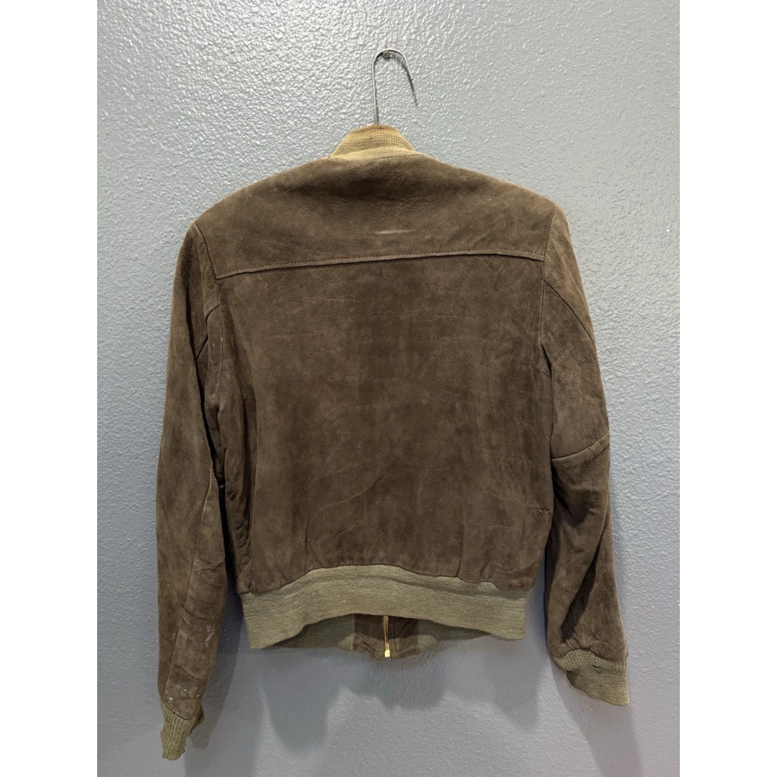 Vintage VINTAGE Black Leather Suede Zip Men’s Bomber Jacket Small Jacket Mens Size S Size US S / EU 44-46 / 1 - 5 Thumbnail
