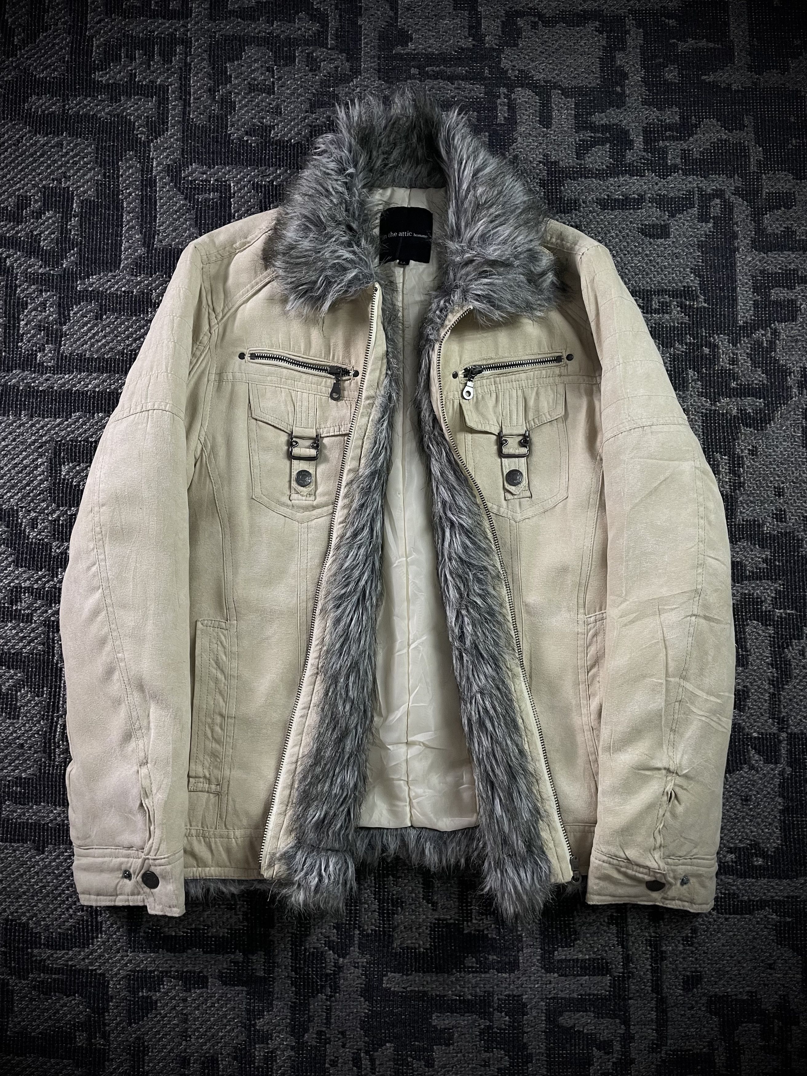 平成 attic jacket y2k the fur in