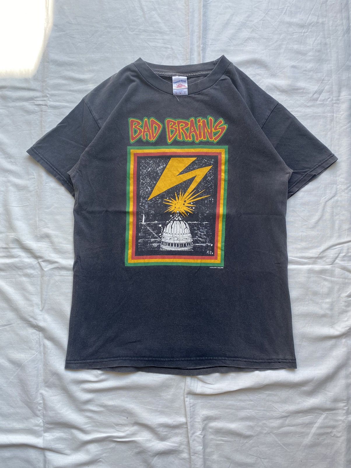 Band Tees × Vintage Bad Brains Band Vintage Faded Size US M / EU 48-50 / 2 - 1 Thumbnail