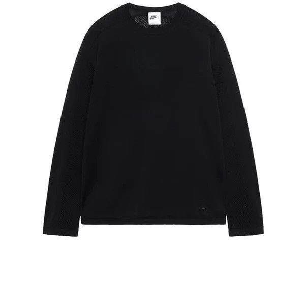 Nike × Stussy NEW L Nike Stussy Black Long Slervr Knit Jersey Shirt Size US L / EU 52-54 / 3 - 2 Thumbnail