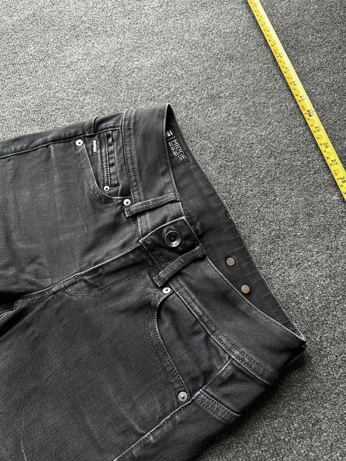 G-Star 🚨VNTG G STAR RAW GRAY FADED RARE AVANT GARDE JEANS Y2K Size 26" / US 2 / IT 38 - 2 Thumbnail