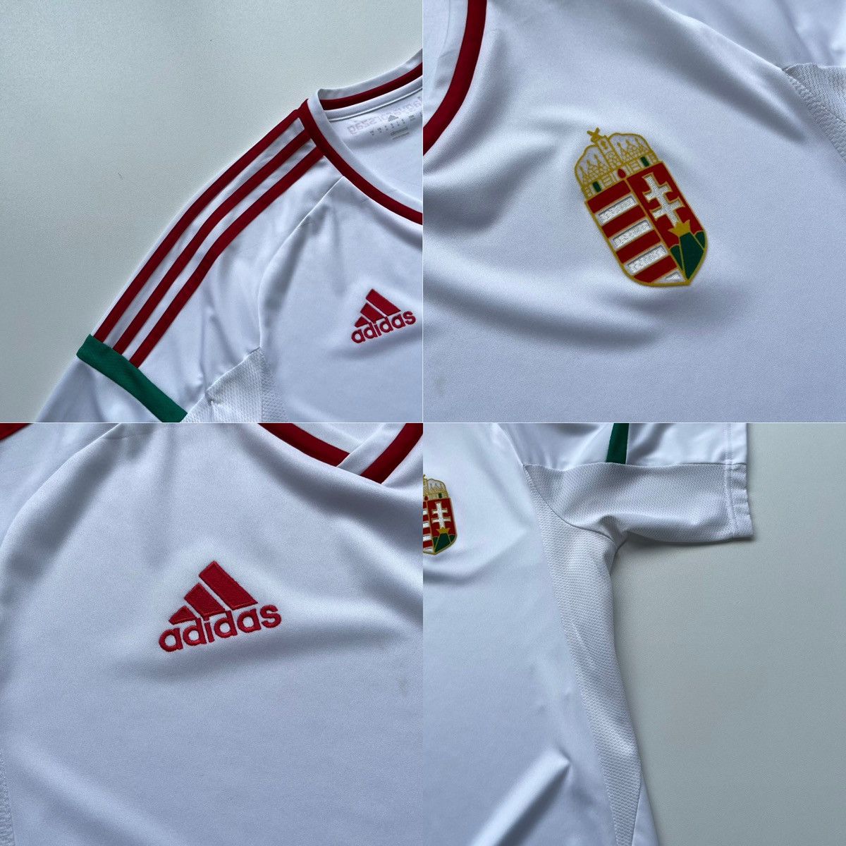 Adidas Adidas Hungary 2016/2017 Away Jersey UEFA Soccer White Rare Size US M / EU 48-50 / 2 - 5 Thumbnail