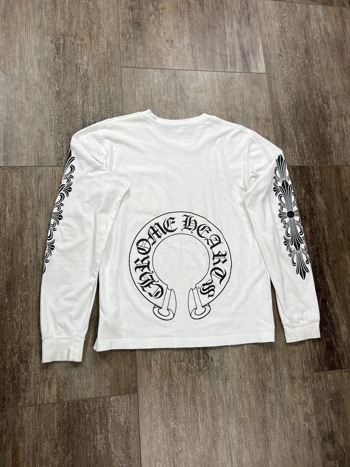 Chrome Hearts Horseshoe Floral Long Sleeve main image 0