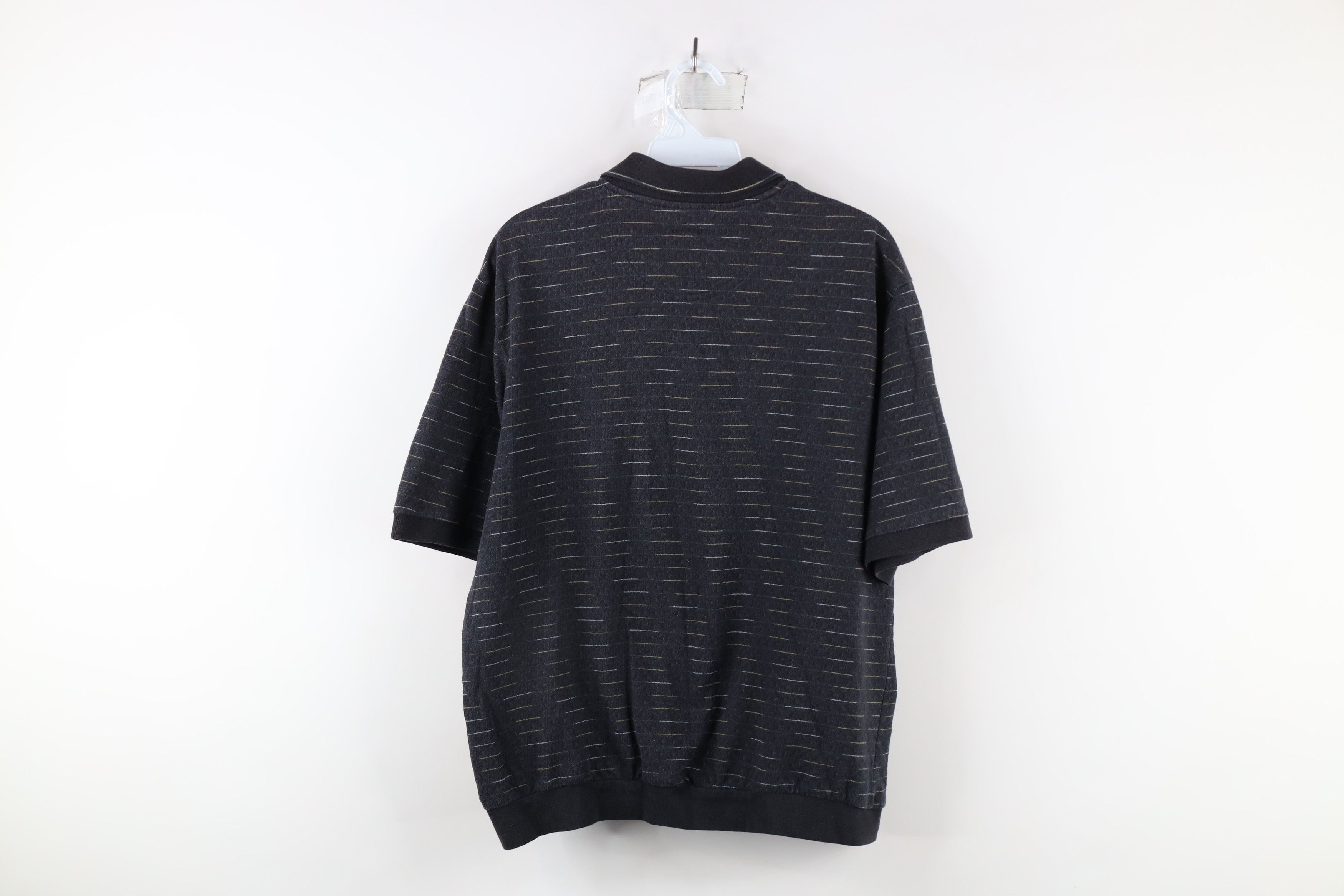 Vintage Vintage 90s Streetwear Rainbow Geometric Pullover Polo Shirt Size US M / EU 48-50 / 2 - 7 Thumbnail