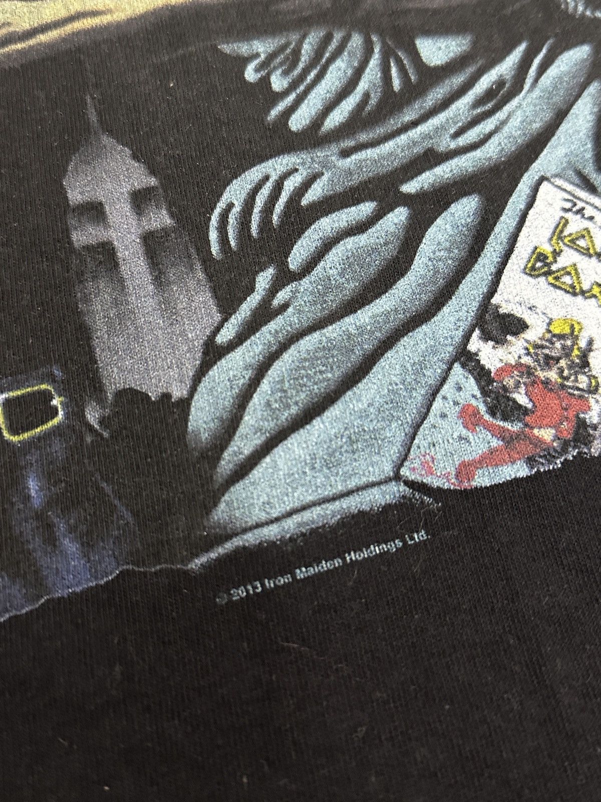 Band Tees Rare 2013 Iron Maiden Statue Of Liberty Band T-Shirt Black M Size US M / EU 48-50 / 2 - 4 Thumbnail