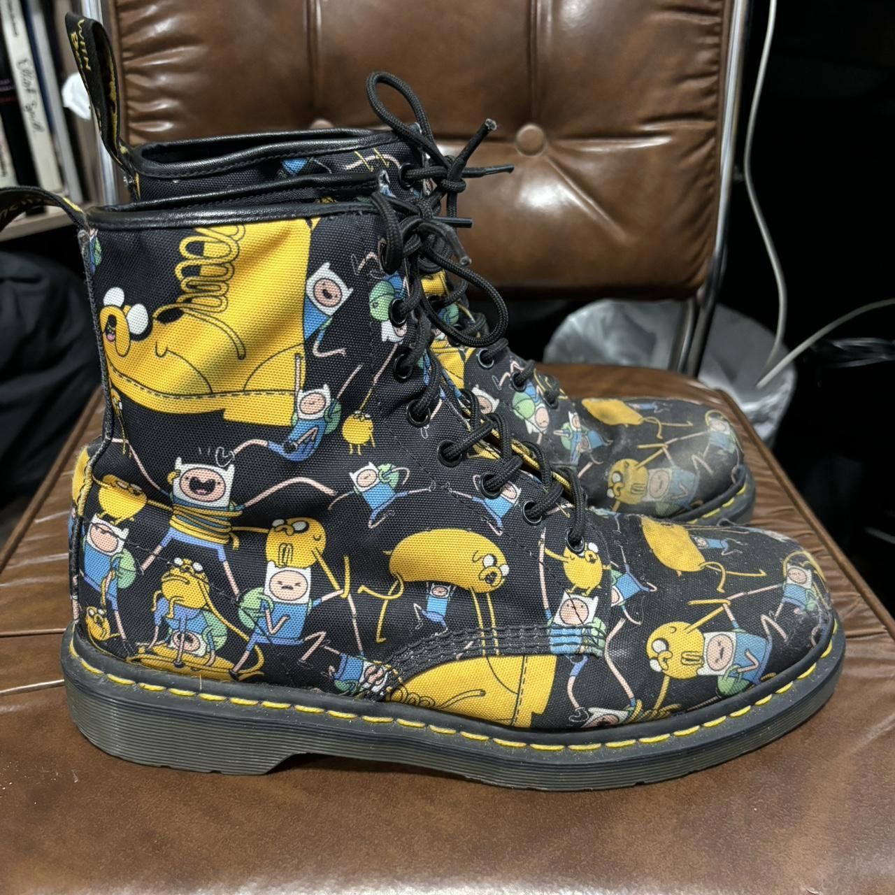 Designer adventure time doc martens boots mens 11 ladies 12 Size US 11 / EU 44 - 2 Thumbnail