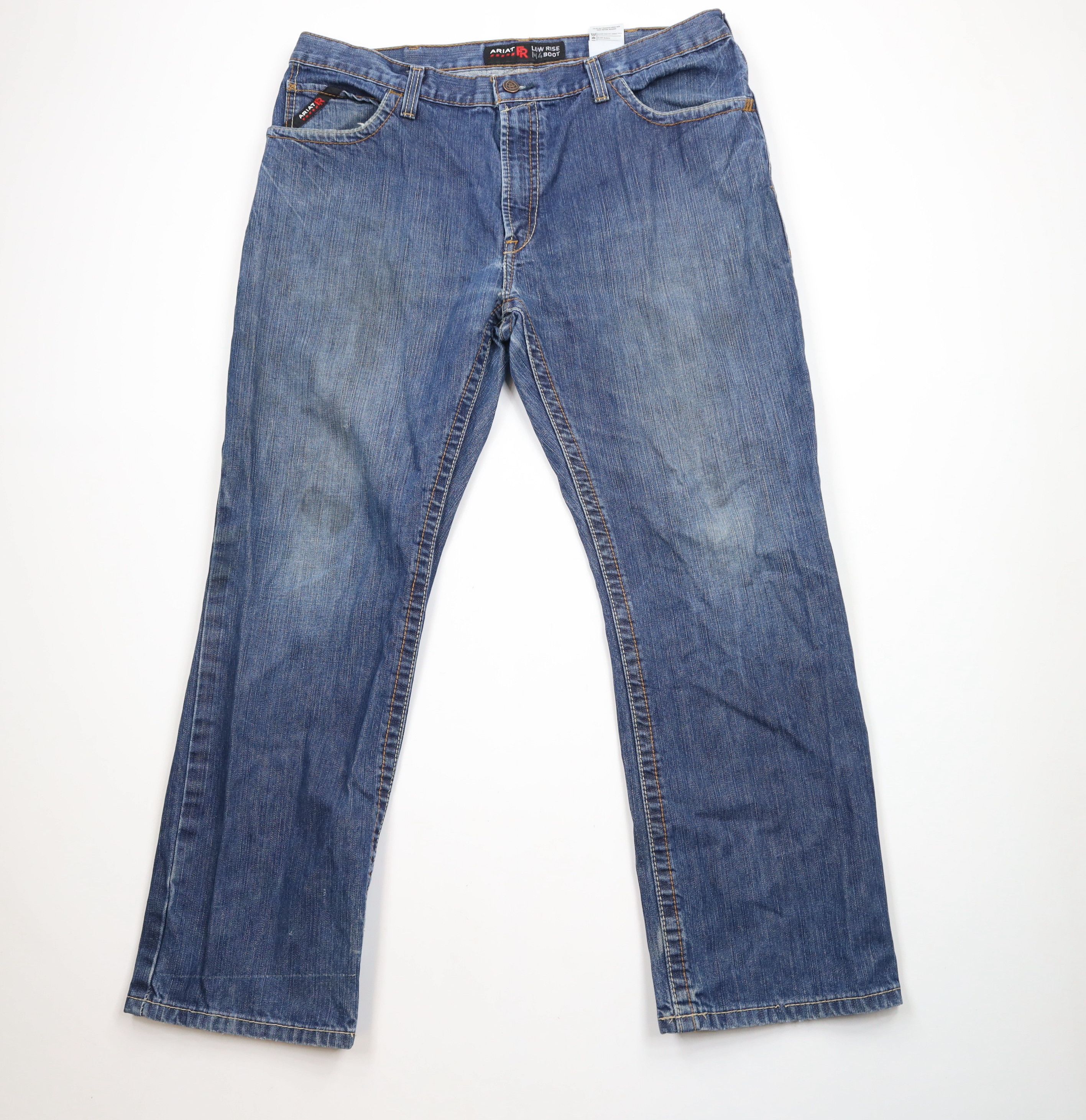 Ariat × Vintage Ariat FR Fire Resistant Low Rise M4 Bootcut Denim Jeans Size US 40 / EU 56 - 1 Thumbnail