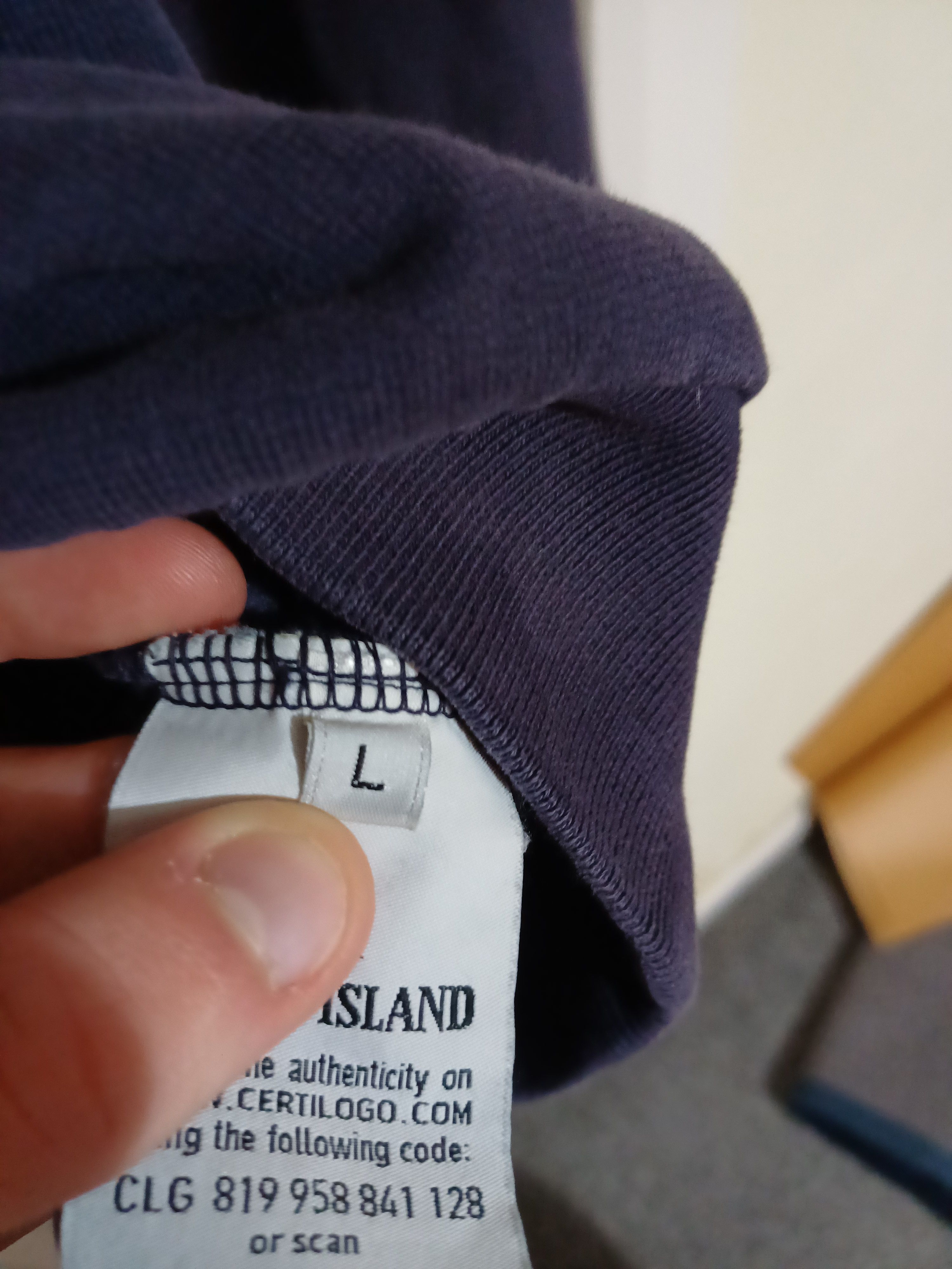 Stone Island Stone Island Jumper – Navy – Size L – Genuine Size US L / EU 52-54 / 3 - 4 Thumbnail