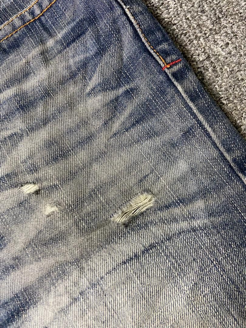 Japanese Brand ANTFUI World Brand Distressed Jeans (186) Size US 32 / EU 48 - 11 Thumbnail