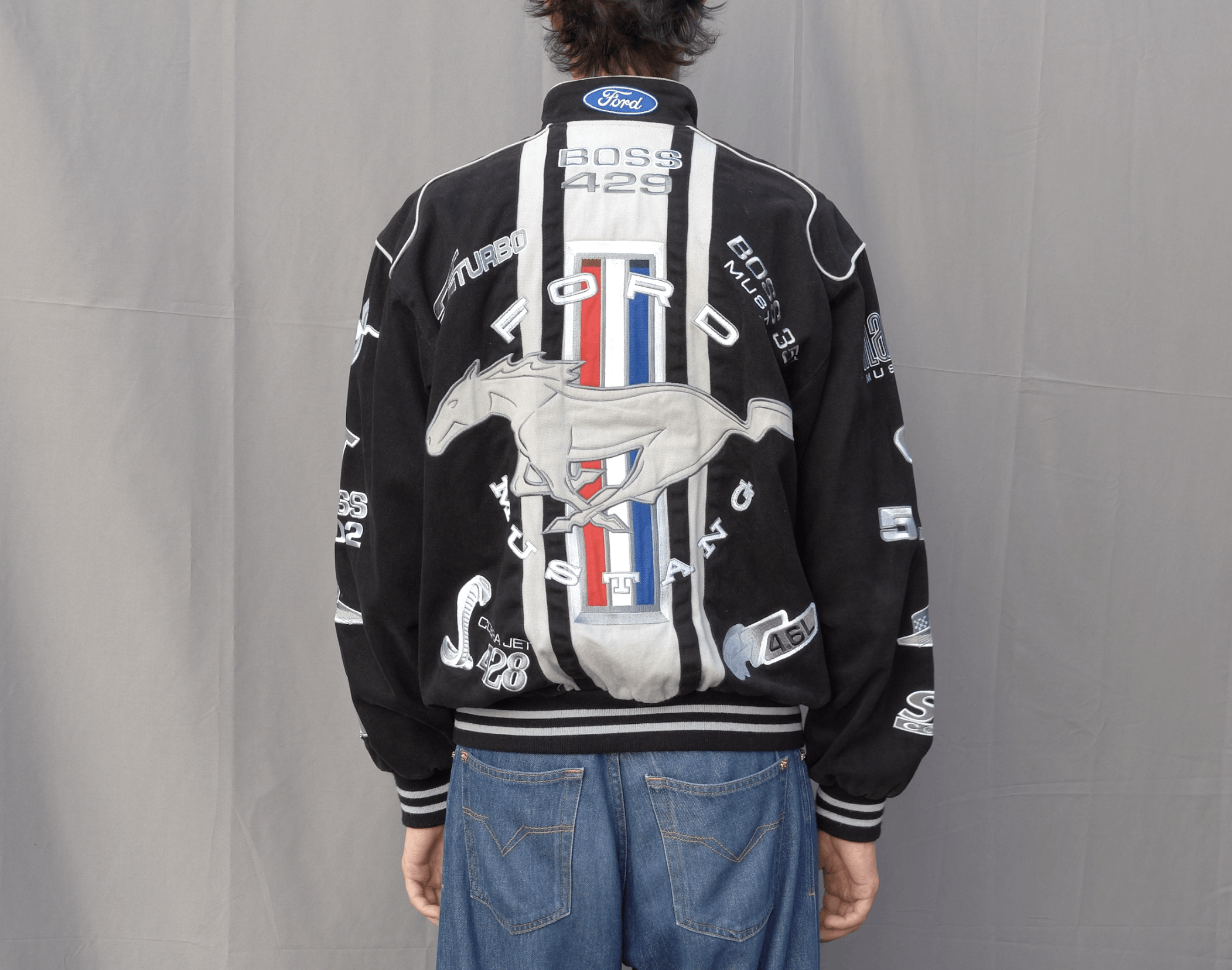 Mustang × NASCAR × Vintage NASCAR Mustang jacket 🐎🏎️ Size US M / EU 48-50 / 2 - 6 Thumbnail