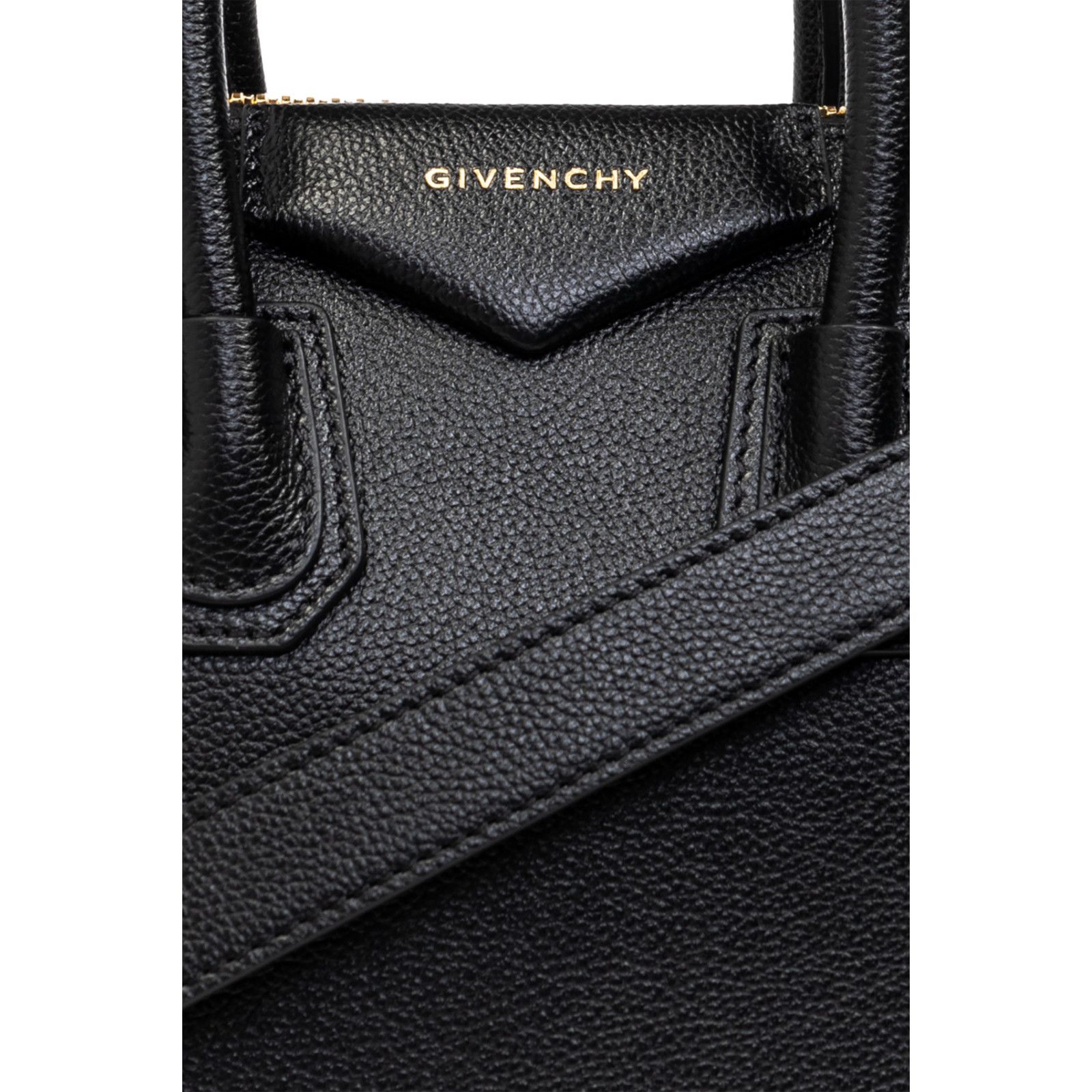 Givenchy GIVENCHY Antigona Black Grained Leather Top Handle Bag New A Size ONE SIZE - 5 Thumbnail