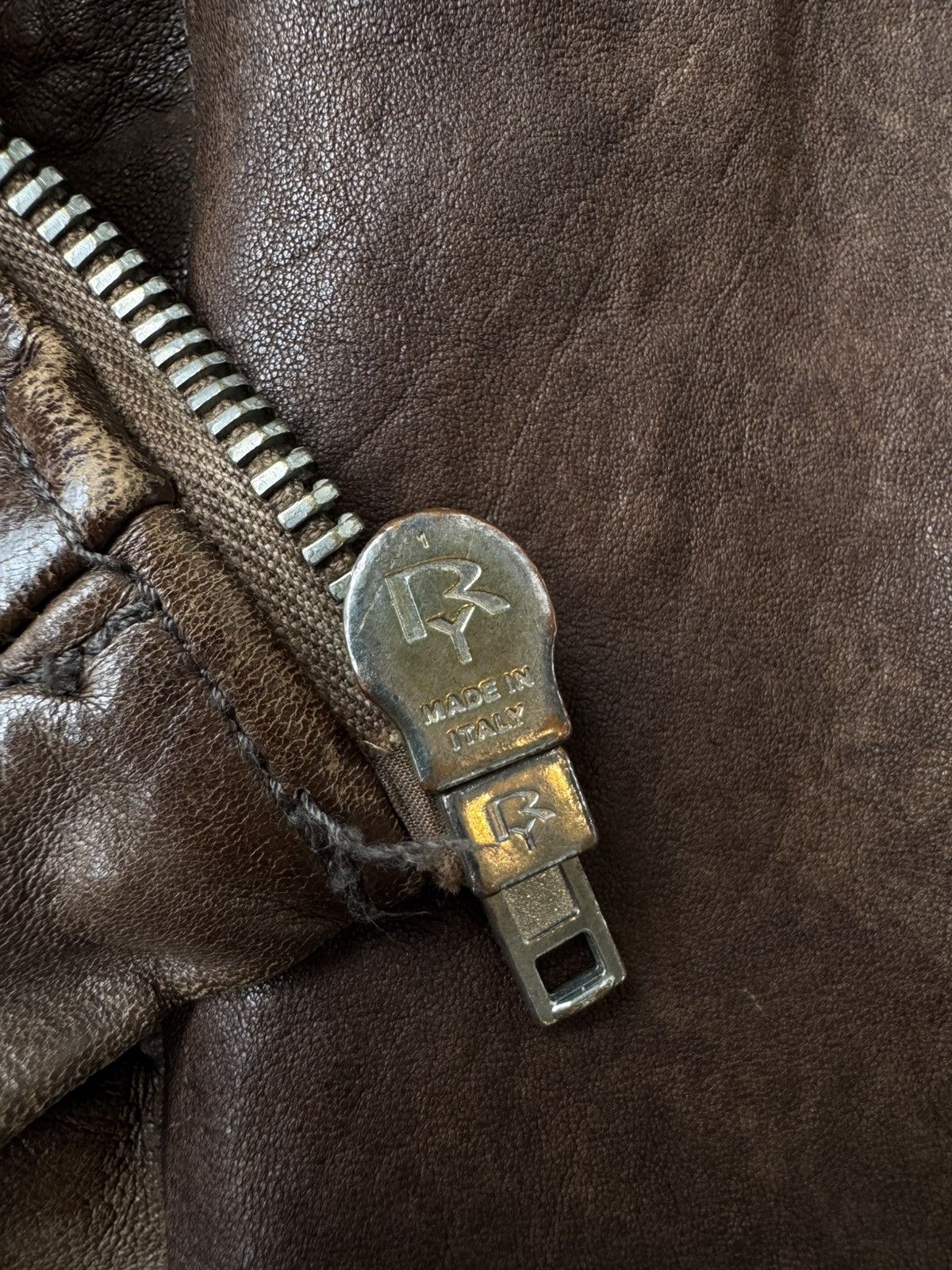 Rick Owens Rick Owens AW08 Stooges Dust Hammered Lamb Leather Jacket Size US M / EU 48-50 / 2 - 15 Thumbnail