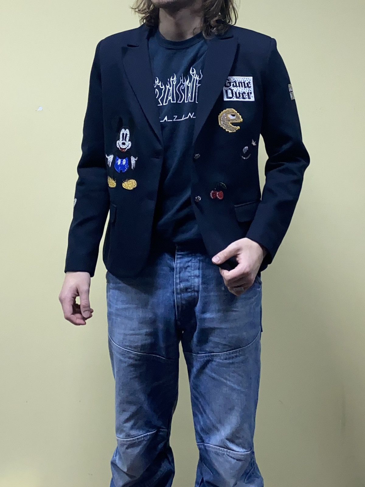 Philipp Plein Philipp Plein blazer Mickey Mouse game over Size XL / US 12-14 / IT 48-50 - 6 Thumbnail