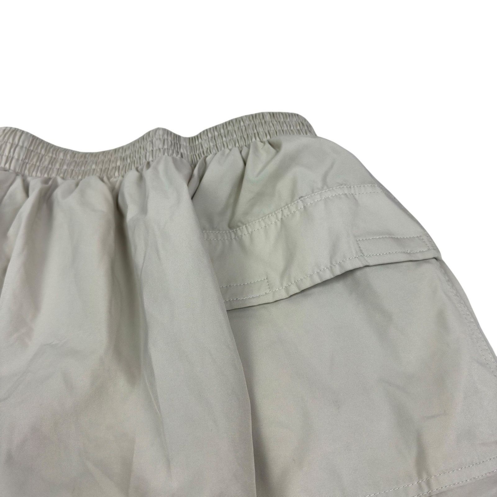 Japanese Brand × Nike × Vintage Nike Women Beige Mesh Lined Swoosh Streetwear Track Pants XS Size 30" / US 8 / IT 44 - 3 Thumbnail