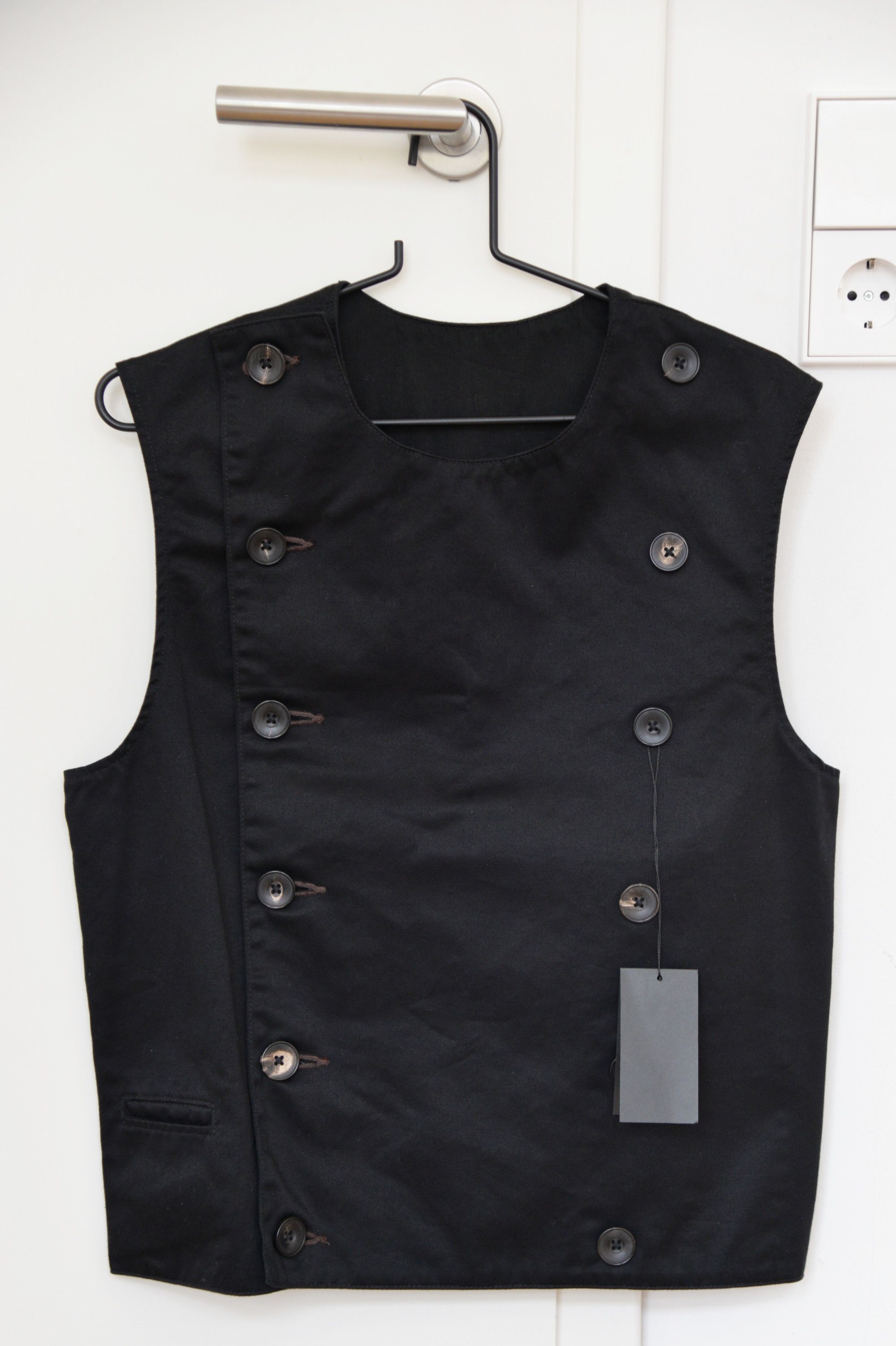 BLACK SIGN Black Chino Swindler Vest Size US S / EU 44-46 / 1 - 1 Thumbnail