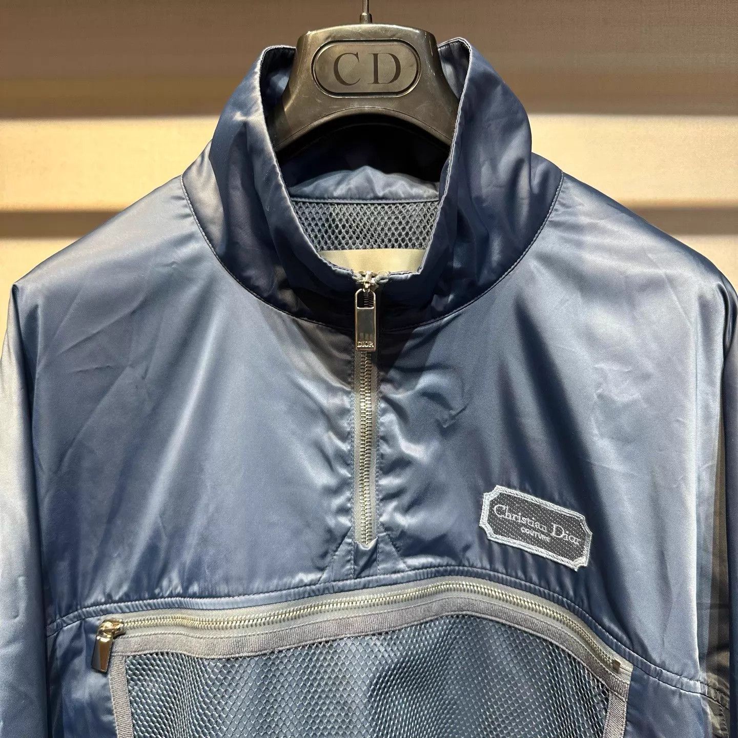 Dior Dior Blue Windbreaker Jacket 48 New with Tags Size US M / EU 48-50 / 2 - 2 Thumbnail