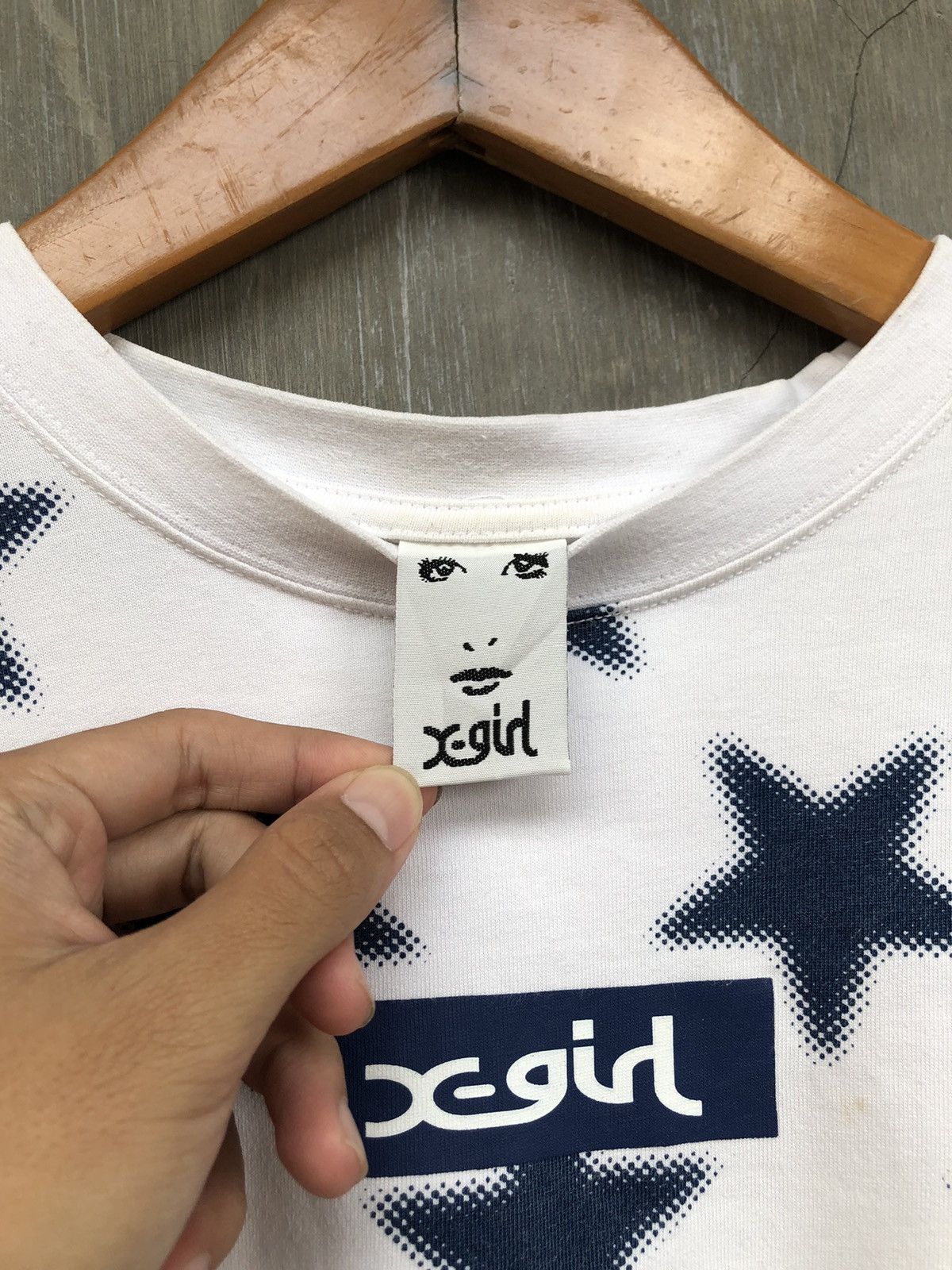 Japanese Brand Japanese X Girl Star Printed T-shirt Size M / US 6-8 / IT 42-44 - 4 Thumbnail