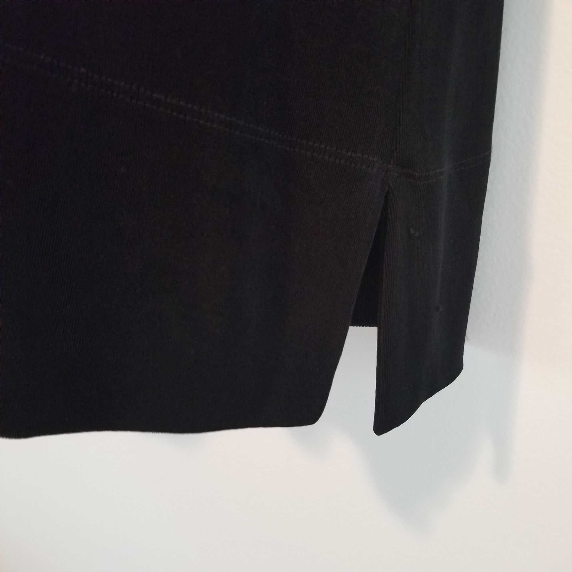 Chicos Chicos Travelers 3 Black Liquid Knit Slinky Skirt Tunic Top Size XL / US 12-14 / IT 48-50 - 6 Thumbnail