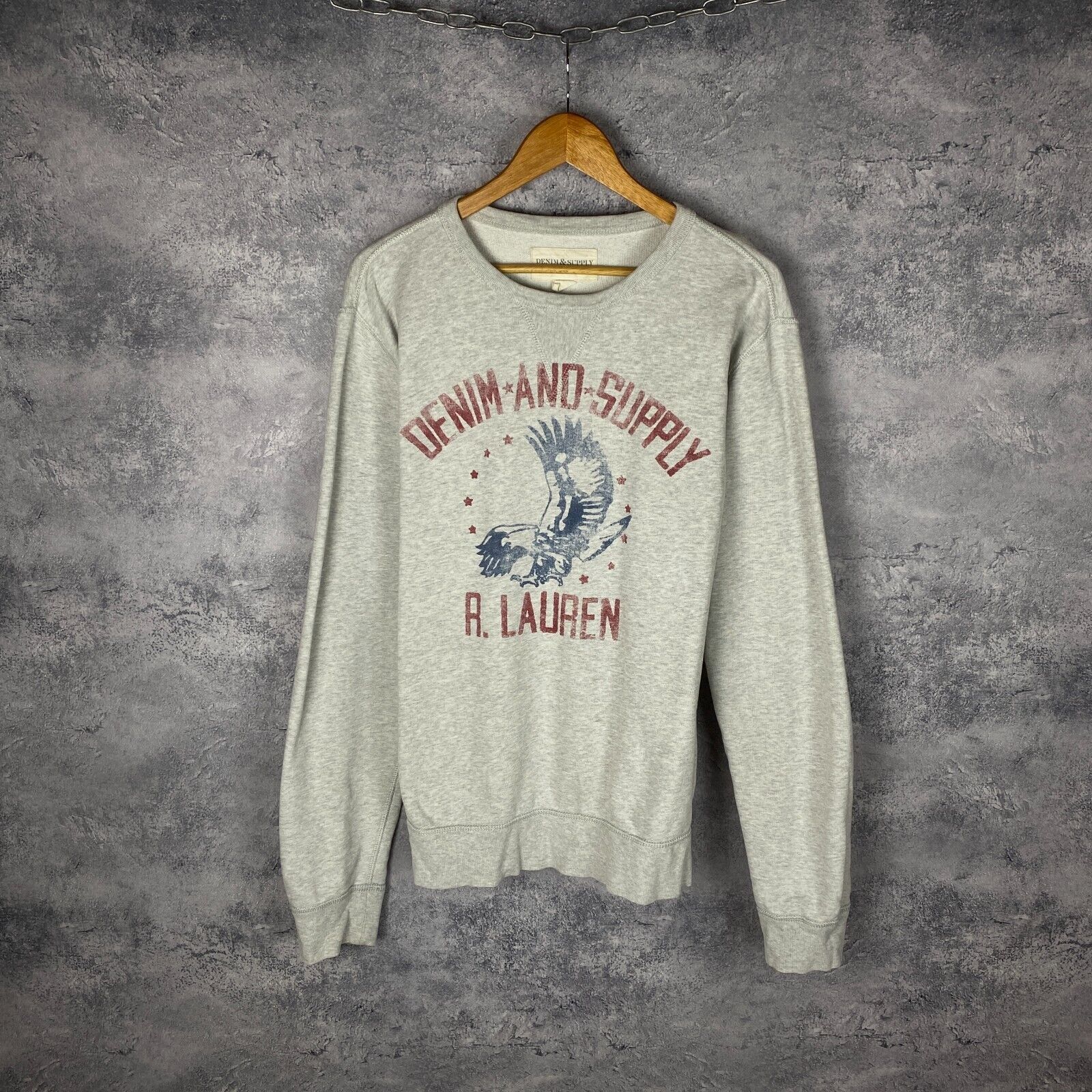 Denim & Supply Ralph Lauren Denim And Supply Ralph Lauren Sweatshirt Men's Size L Gray Size US L / EU 52-54 / 3 - 1 Thumbnail