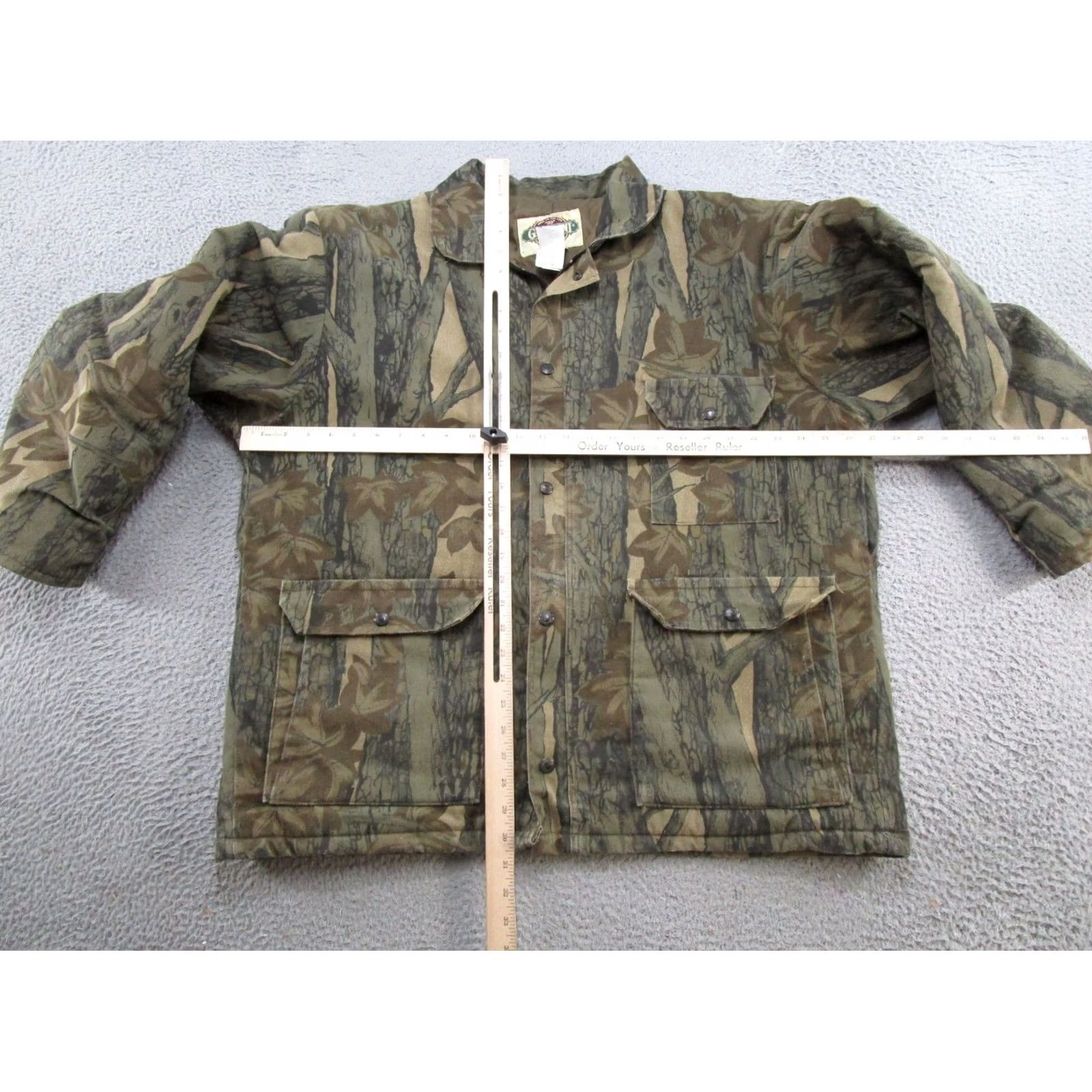 Vintage VINTAGE Gunflint Trebark Camo Hunting Bomber Jacket Insulated Quilted Lined Size XL Hunt Size US XL / EU 56 / 4 - 5 Thumbnail