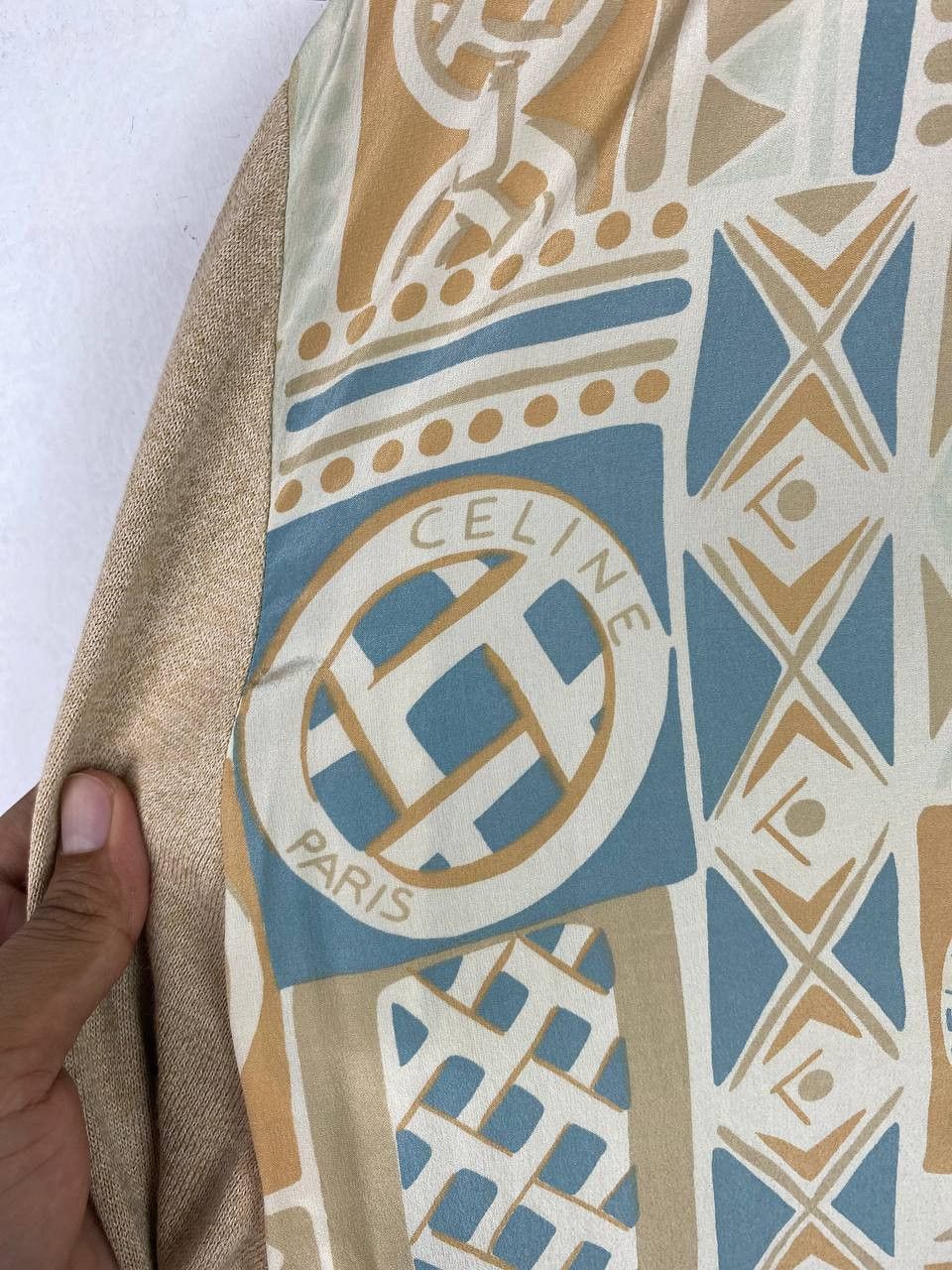 Celine vintage celine rayon cardigan nice design Size US L / EU 52-54 / 3 - 6 Thumbnail