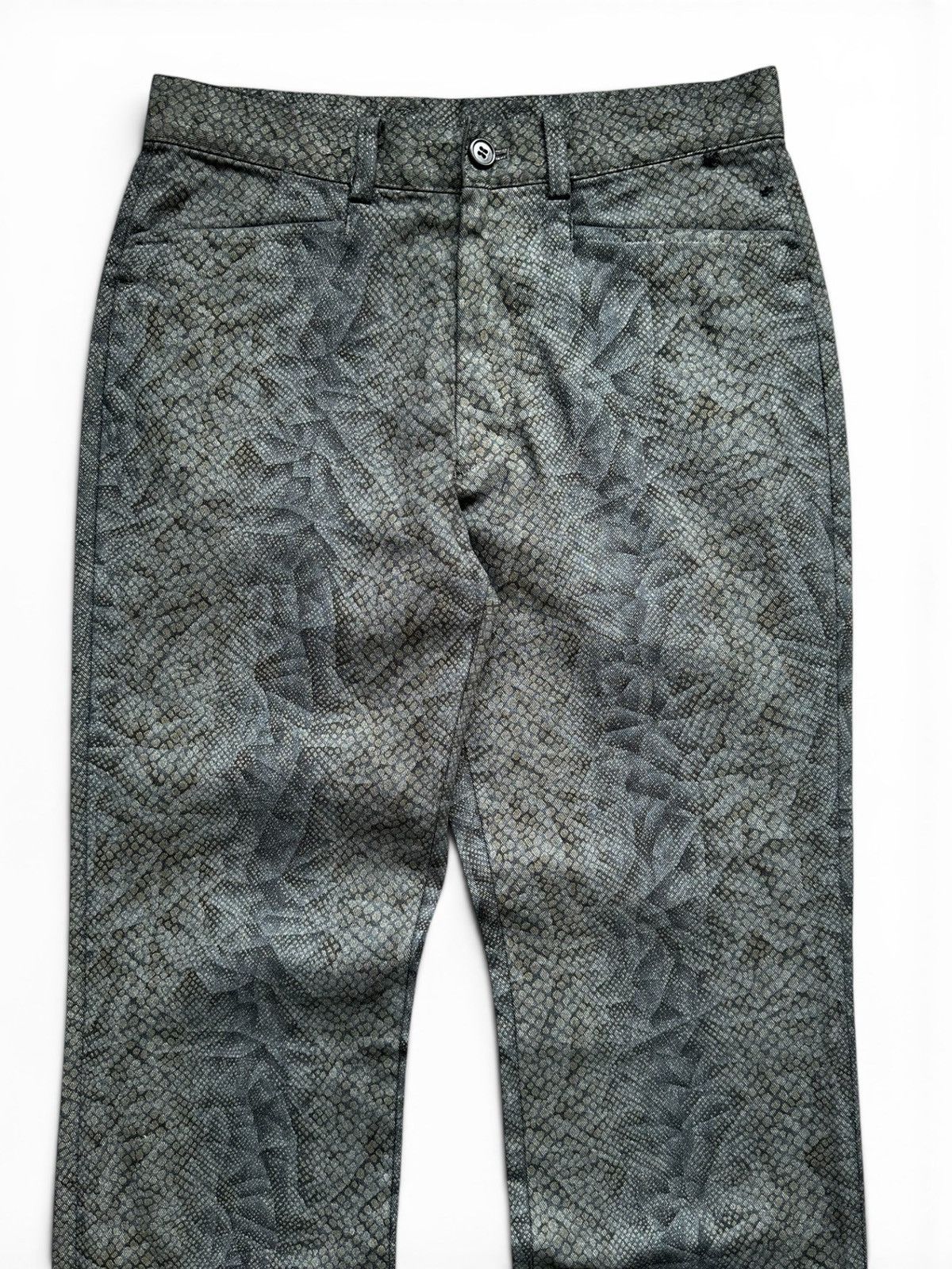 Pazzo 00's PAZZO snakeskin printed gothic pants Size US 30 / EU 46 - 5 Thumbnail
