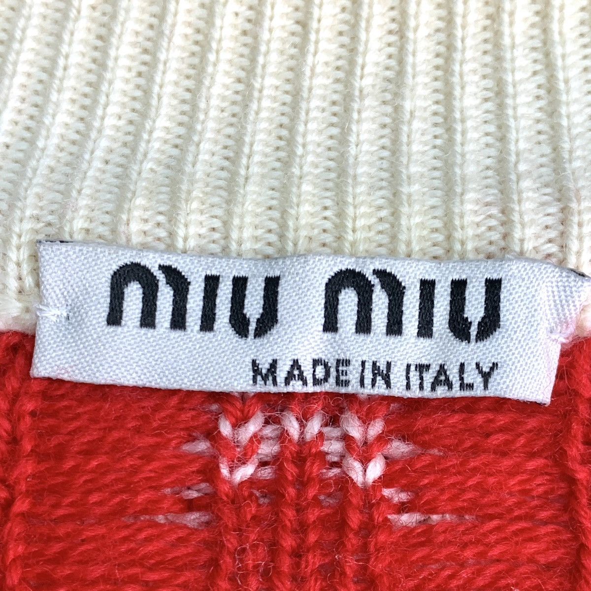 Miu Miu MiuMiu Wool V-neck Long Sleeve Knitted Dress K26WX Size S / US 4 / IT 40 - 6 Thumbnail
