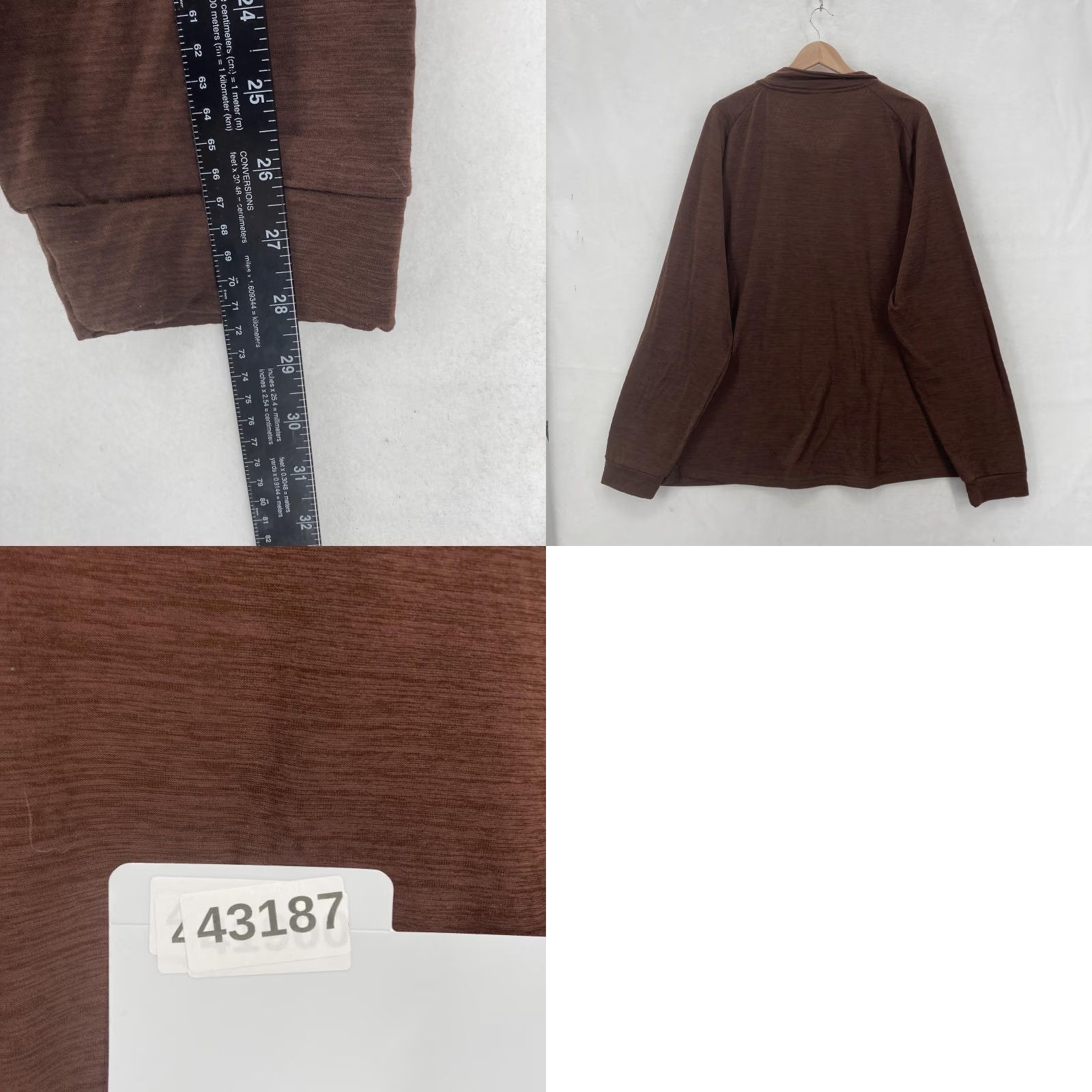 Forever 21 Pheasants Forever Pullover Sweatshirt Mens 3XL Brown Quarter Zip Embroidered Raglan Size US XXL / EU 58 / 5 - 8 Thumbnail