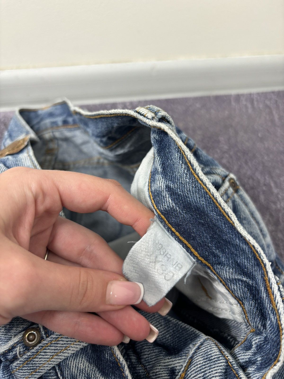 Dickies Vintage Dickies Faded Light Blue Workwear Denim Baggy Jeans Size US 34 / EU 50 - 18 Thumbnail