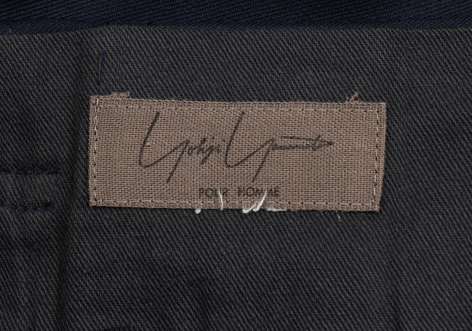 Yohji Yamamoto Yohji Yamamoto Wide Tapered Pants Navy XL Size US 38 / EU 54 - 12 Thumbnail
