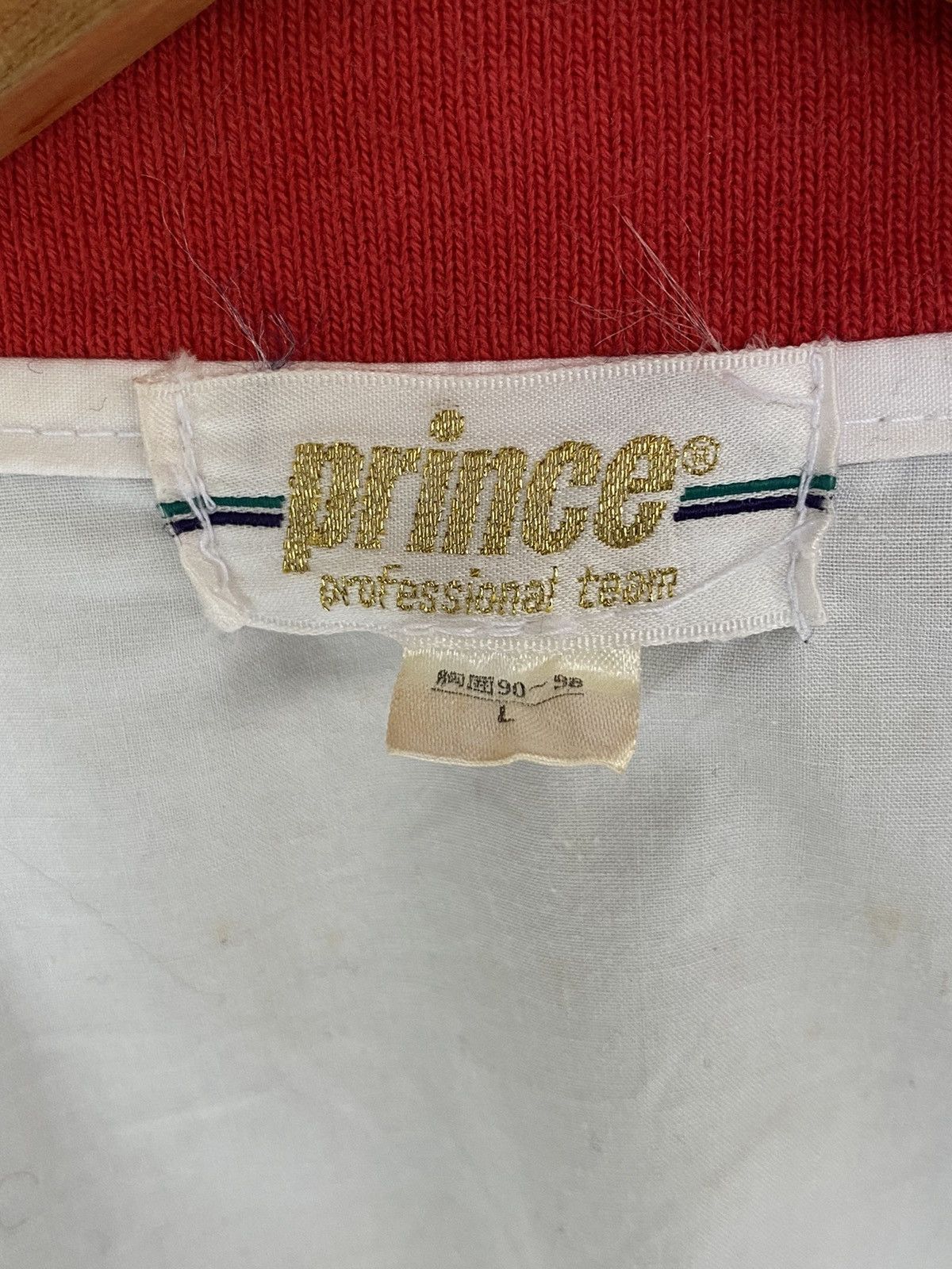 Vintage Vtg 90s PRINCE Cotton Zipper Jacket Size US L / EU 52-54 / 3 - 21 Thumbnail