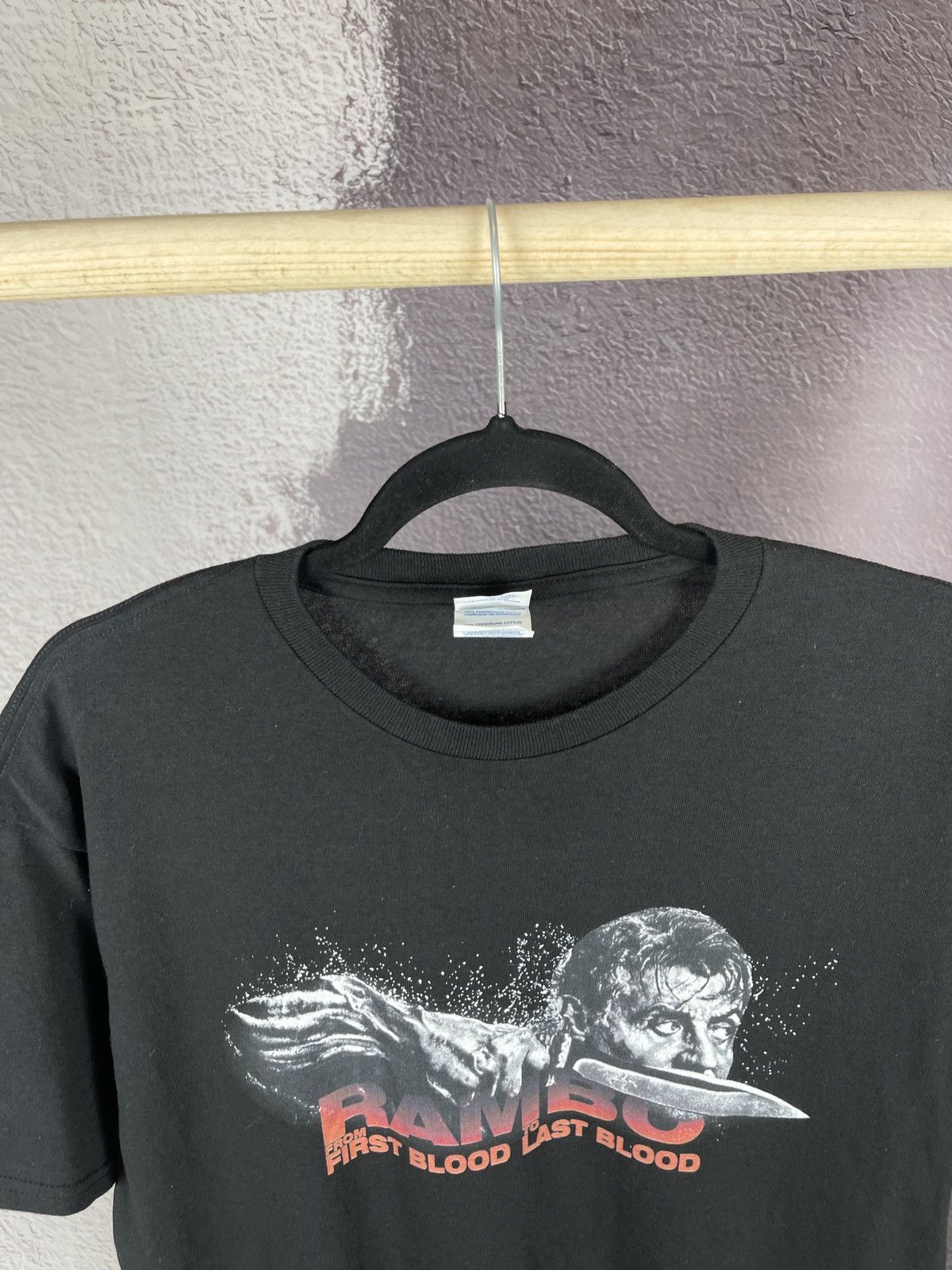 Delta Delta vintage y2k Rambo from first blood to last blood tee Size US L / EU 52-54 / 3 - 5 Thumbnail