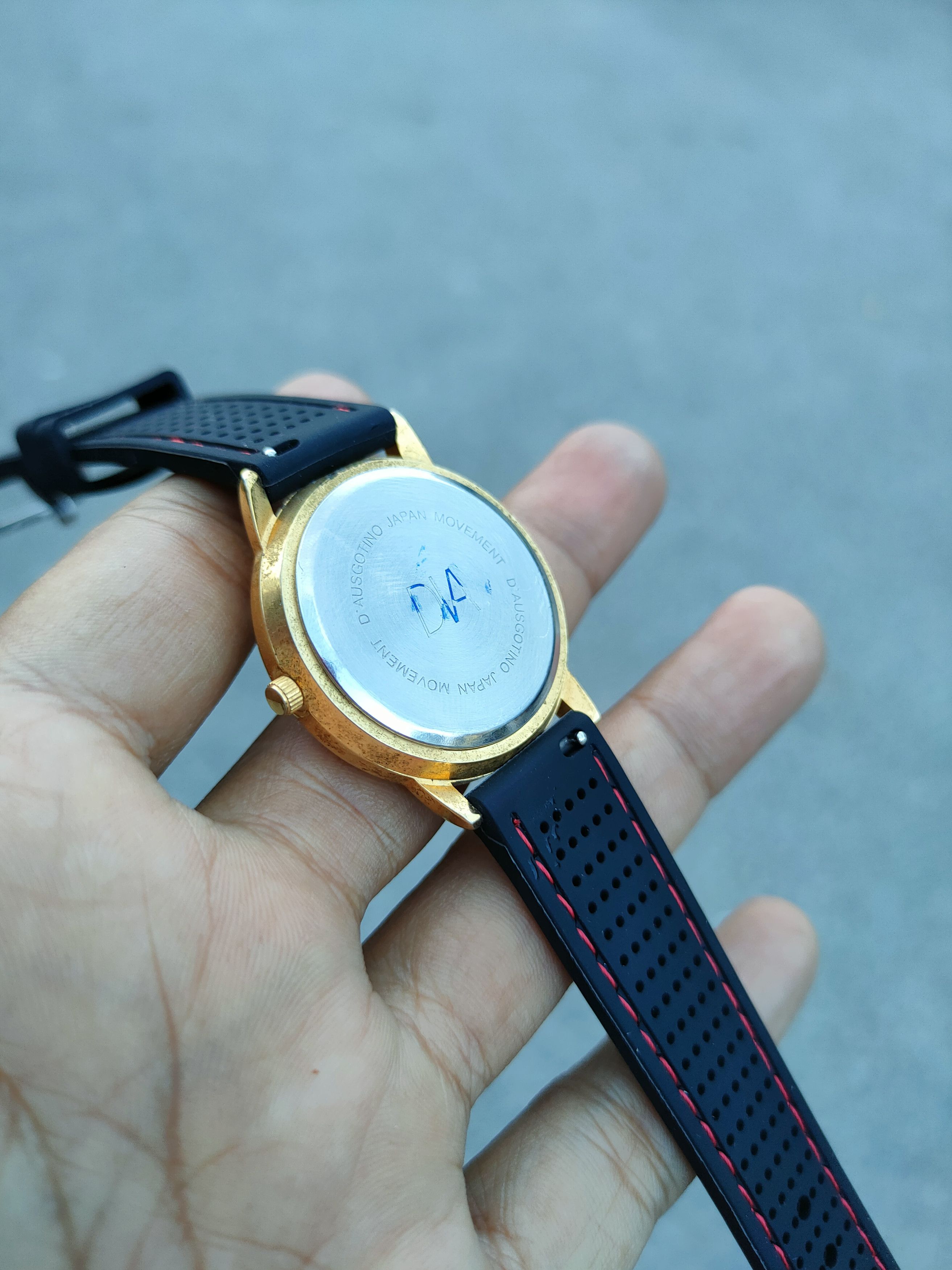 Japanese Brand × Vintage D'Ausgotino designer gold japan watch Size ONE SIZE - 8 Thumbnail