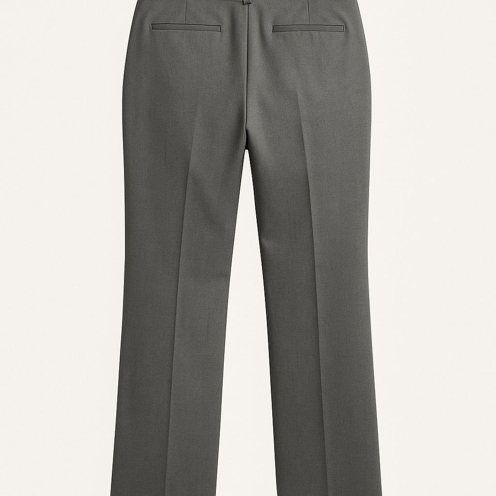 Talbots Women's Talbots Gray Dress Pants Size 10 Size 32" / US 10 / IT 46 - 2 Thumbnail