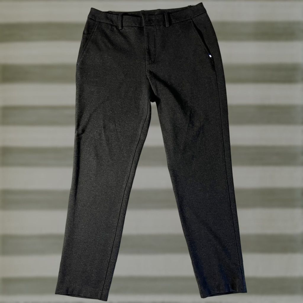 Vintage Kit and Ace Men's Chino Pants Rayon Blend Stretch Gray 34 Inseam 29.5 in Flat Front Belt Loops Casual City Preppy Mens Size US 34 / EU 50 - 1 Thumbnail