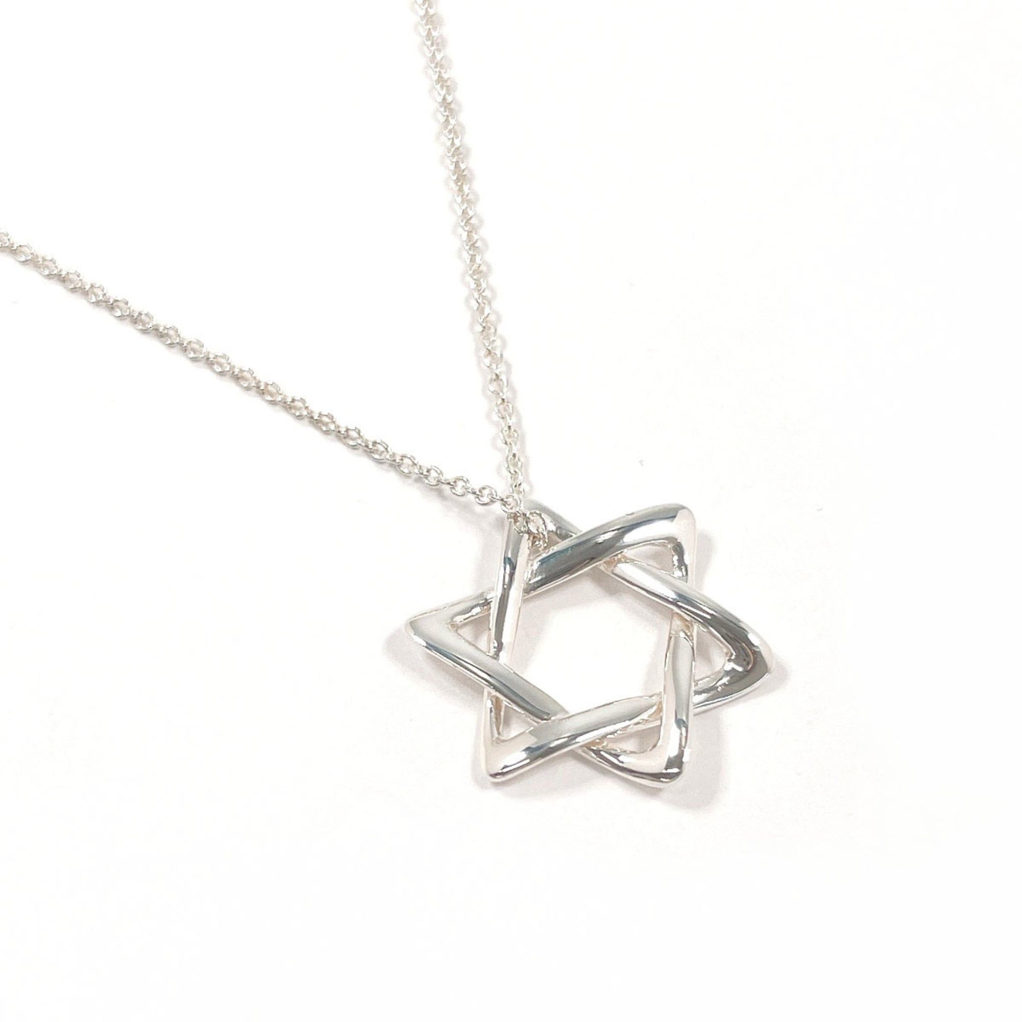 Tiffany & Co. TIFFANY&Co. Tiffany Star of David Elsa Peretti Necklace, Sterling Silver 925, Women's Size ONE SIZE - 1 Thumbnail