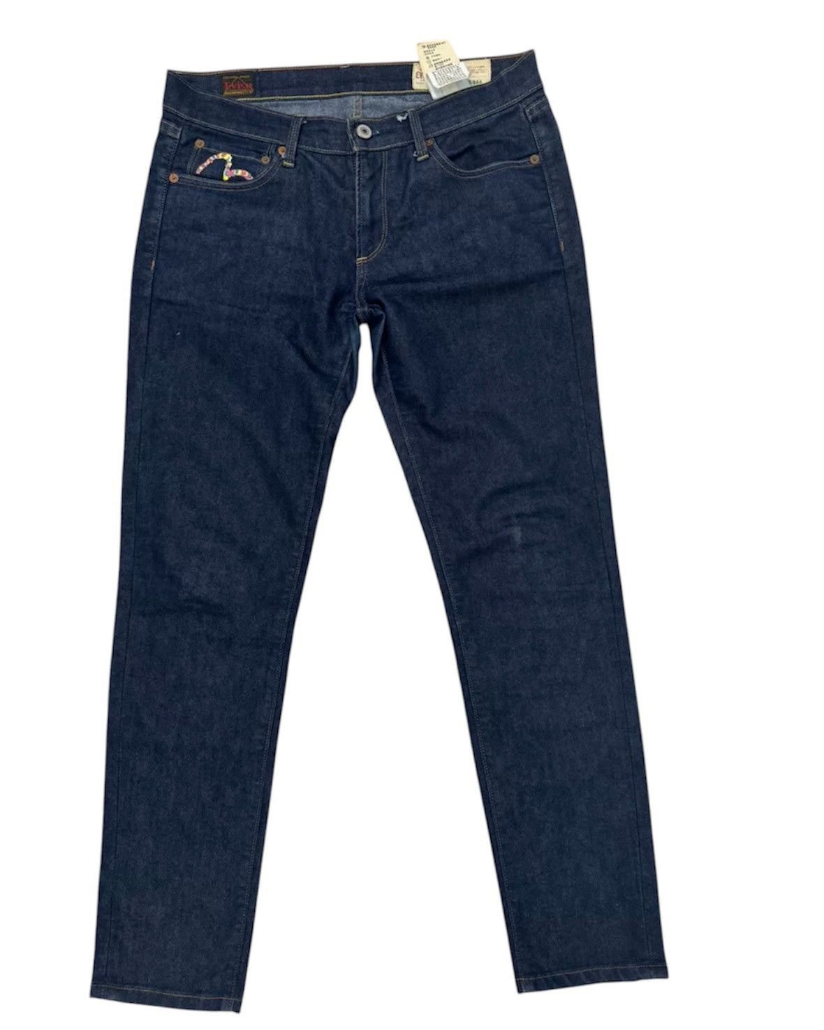Evisu (29) EVISU Mini Logo Colorful Selvedge Denim Jeans Size US 29 - 4 Thumbnail