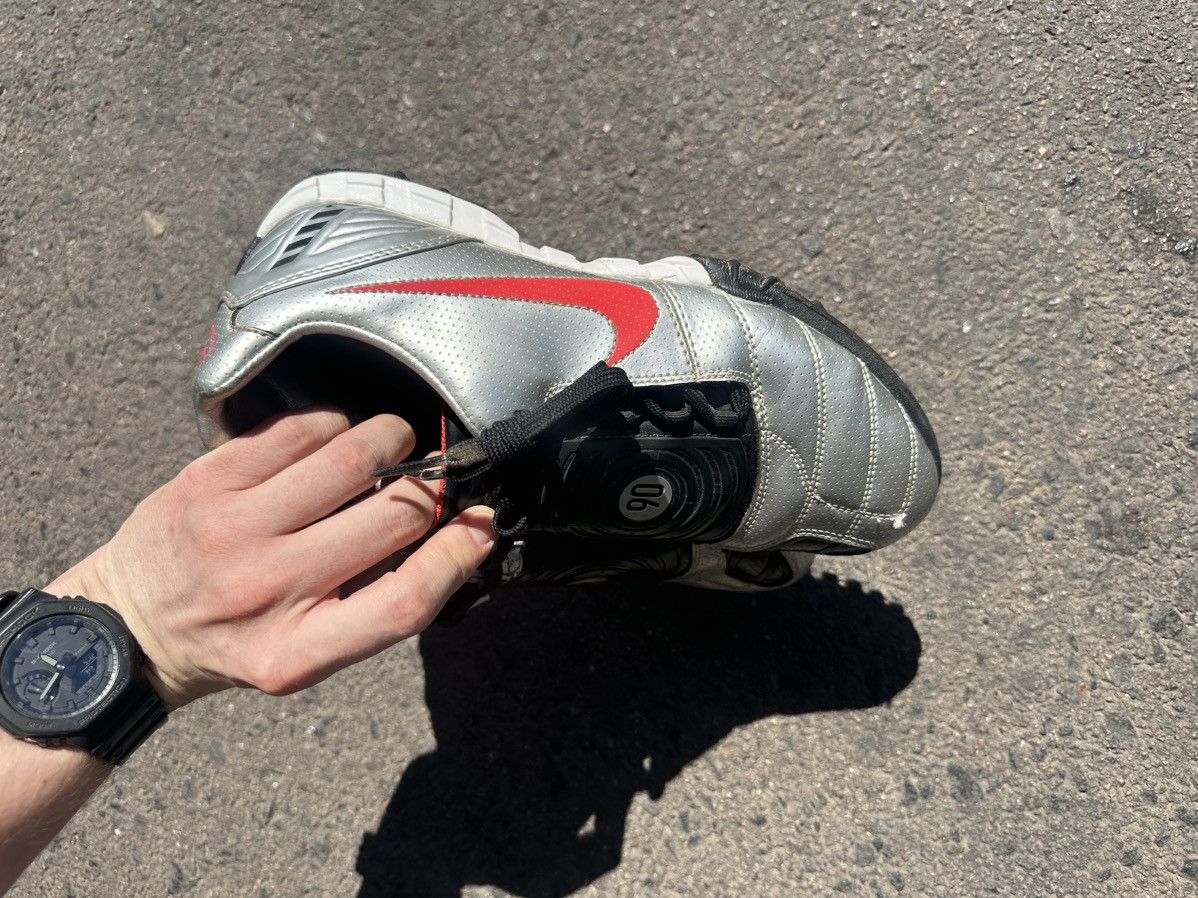 Vintage nike Total 90 silver boots rare size US8.5 rare