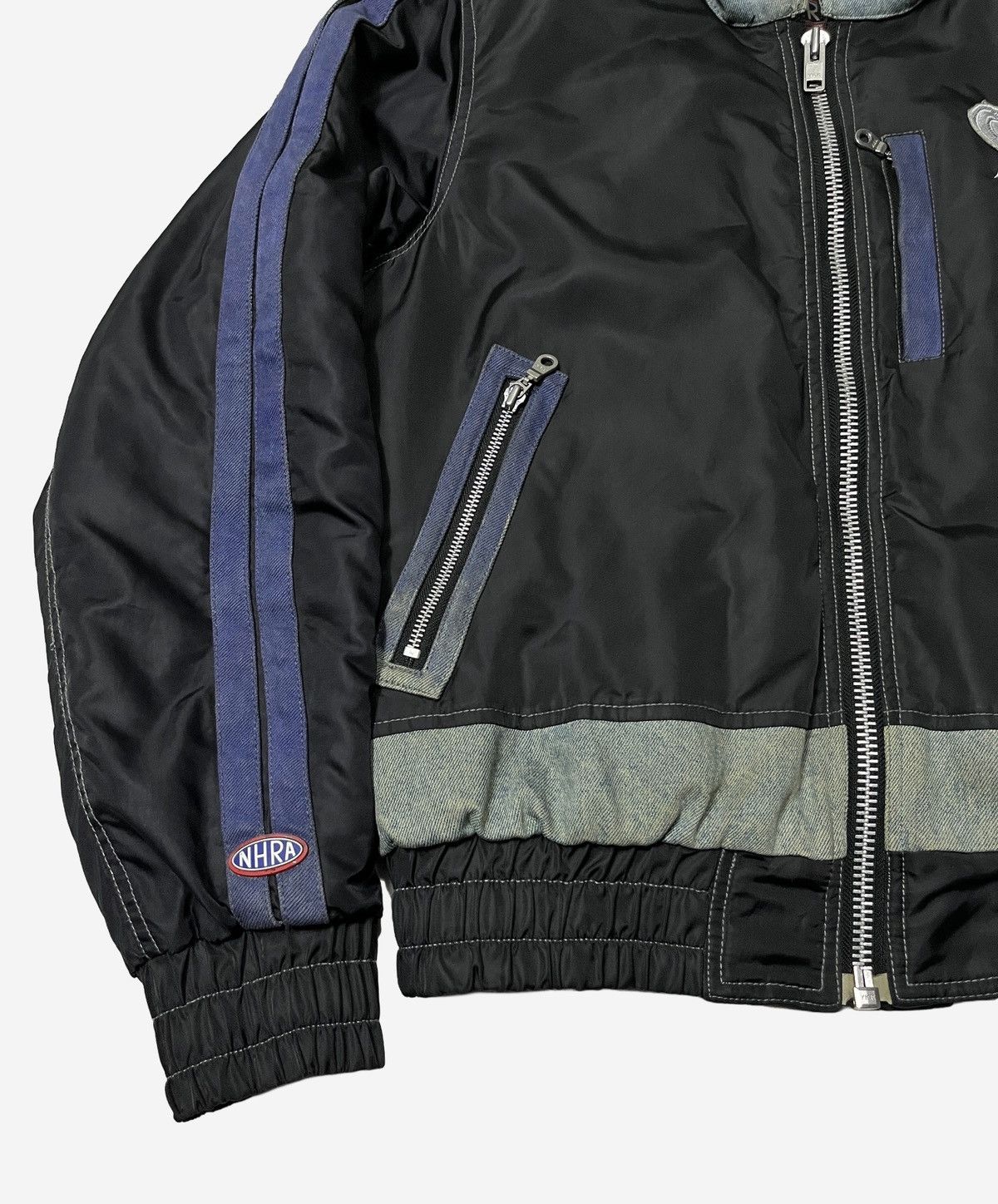 Sports Specialties RARE❤️‍🔥NHRA Drag Racing Championship Bomber Jacket Lined Denim Size US M / EU 48-50 / 2 - 5 Thumbnail