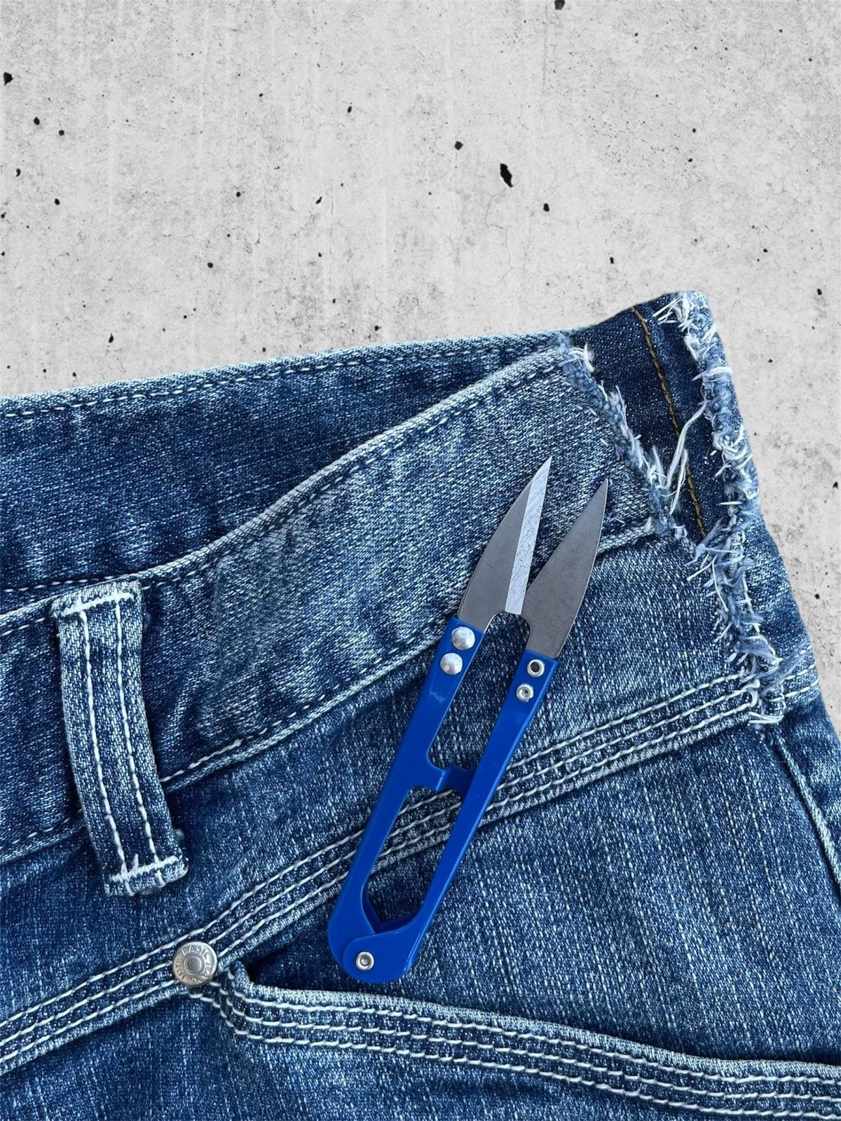 Japanese Brand 🔥 Appena Due Distressed Denim Streetwear W32🔥 Size US 32 / EU 48 - 6 Thumbnail