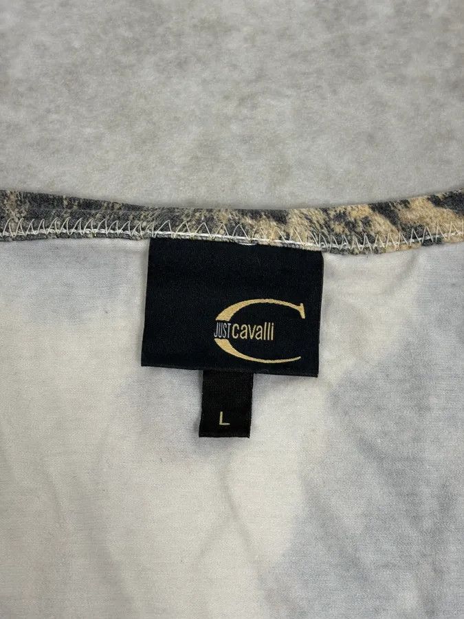 Just Cavalli SS2004 Cavalli Cow Print Movement Longsleeves Size S / US 4 / IT 40 - 10 Thumbnail