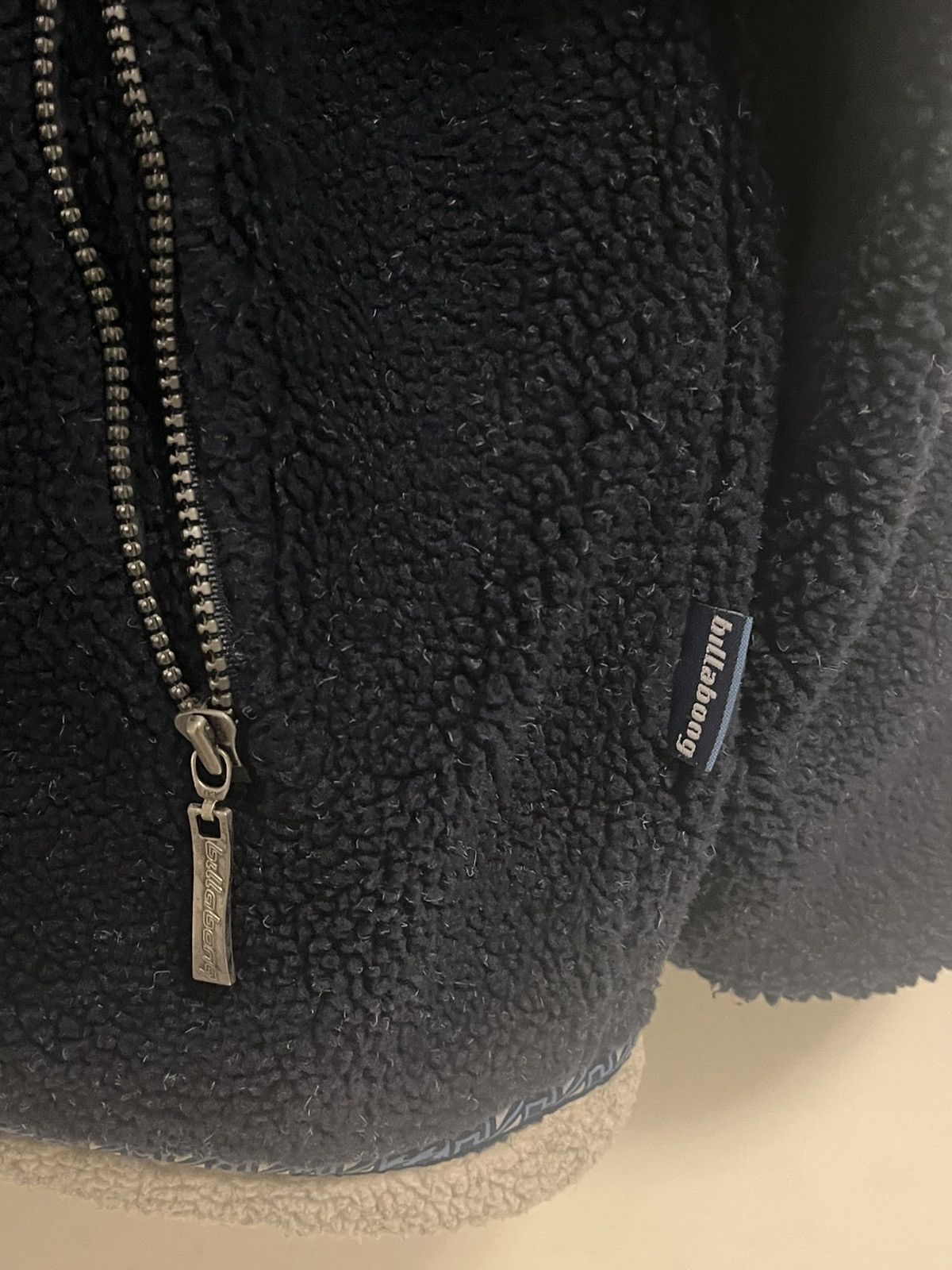 Billabong Rare Vintage Billabong Fleece Sherpa Jacket Sweater 90s Y2K Size US S / EU 44-46 / 1 - 4 Thumbnail