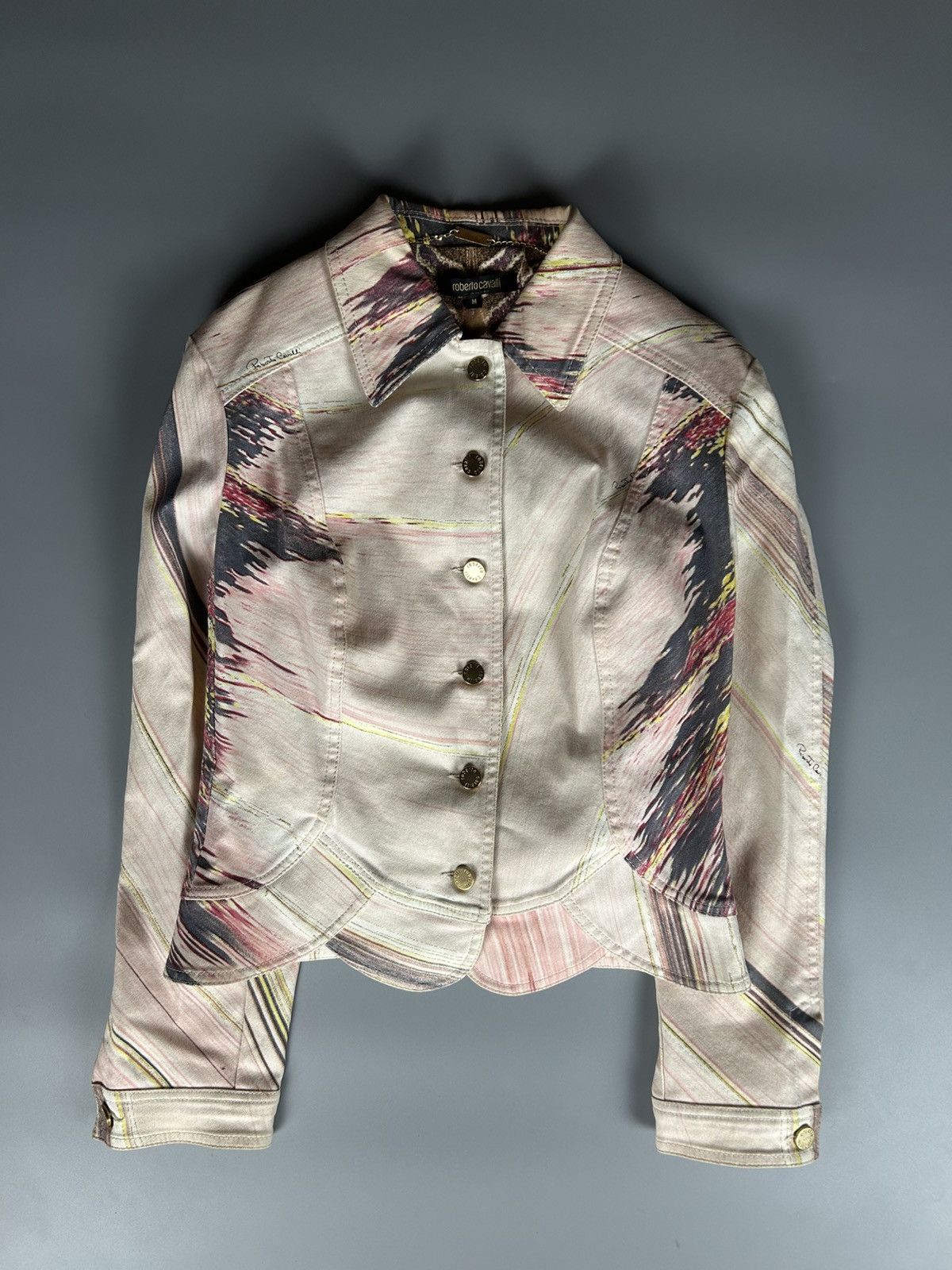 Roberto Cavalli Roberto Cavalli 04’ Printed Jacket Size M / US 6-8 / IT 42-44 - 1 Thumbnail