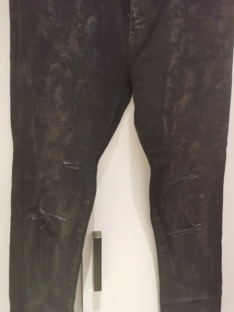 Saint Laurent Black Distressed Jeans-2507