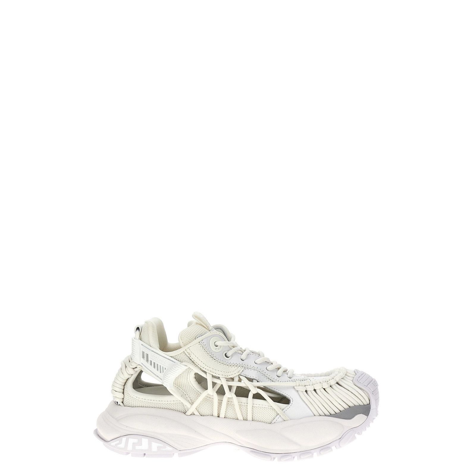 Versace VERSACE Mercury White Leather Sneakers New & Authentic (Size Size US 10 / IT 40 - 1 Thumbnail