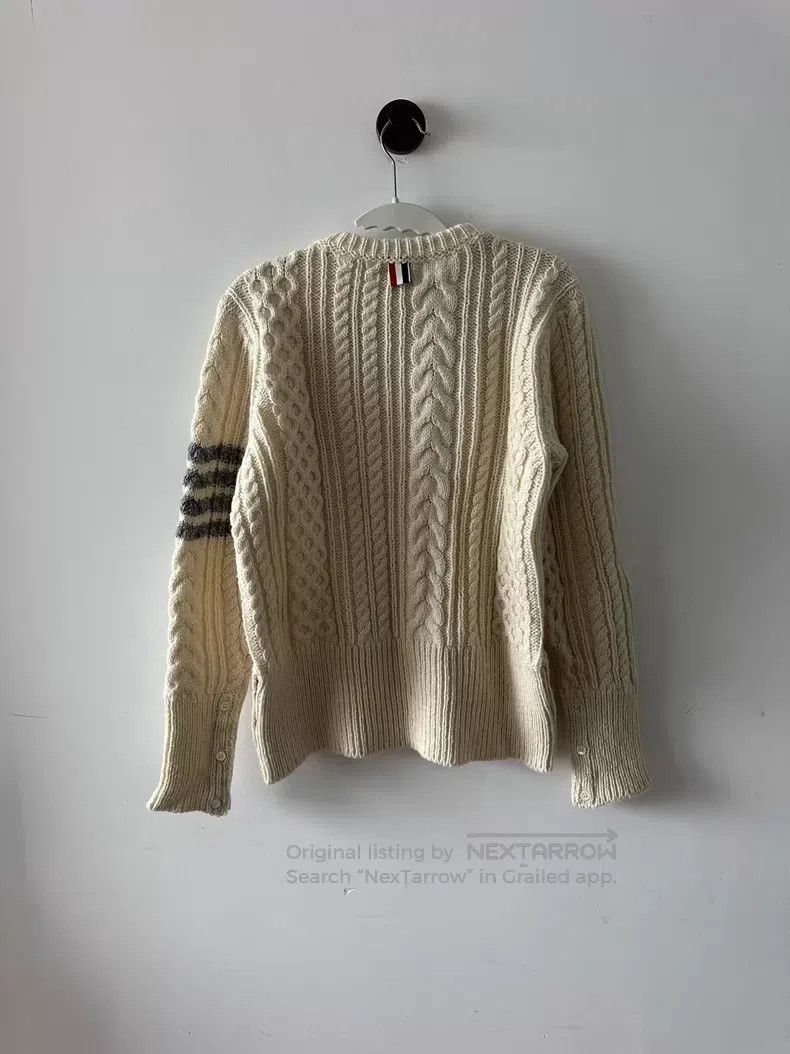 Thom Browne Thom Browne White Sweater Size US M / EU 48-50 / 2 - 2 Thumbnail