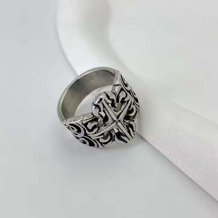 Japanese Brand Floral Square Continuous Pattern Engraving ( size 7/8) Size ONE SIZE - 1 Thumbnail