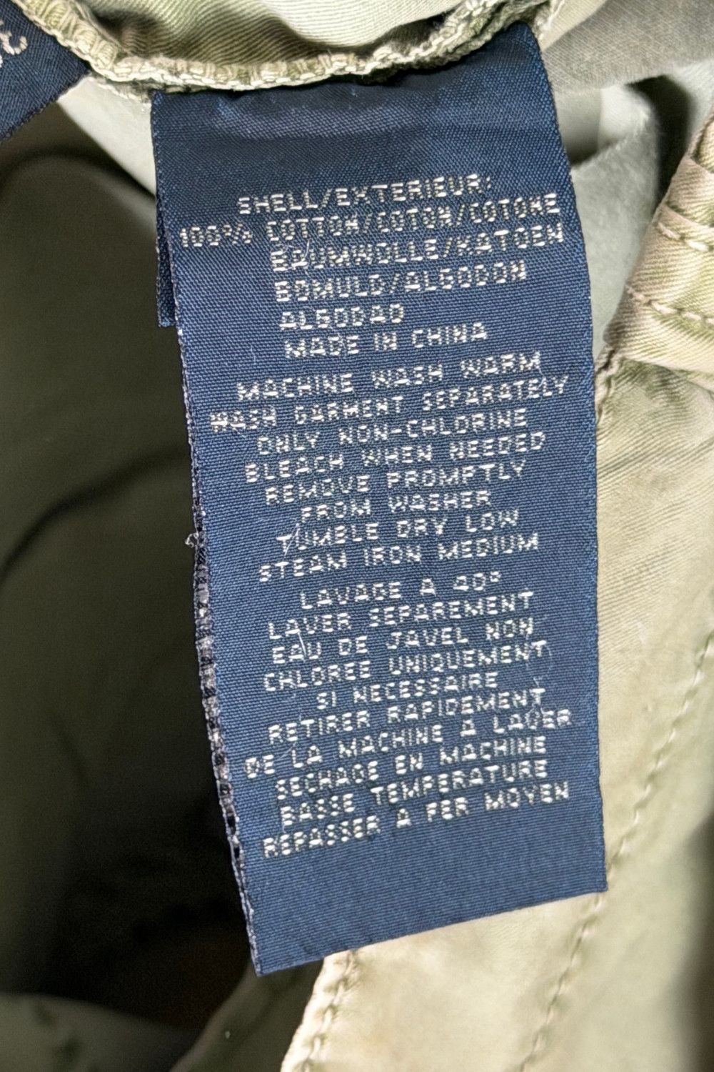 Vintage Polo Ralph Lauren Military Utility Cargo Pants 33x34 image 4