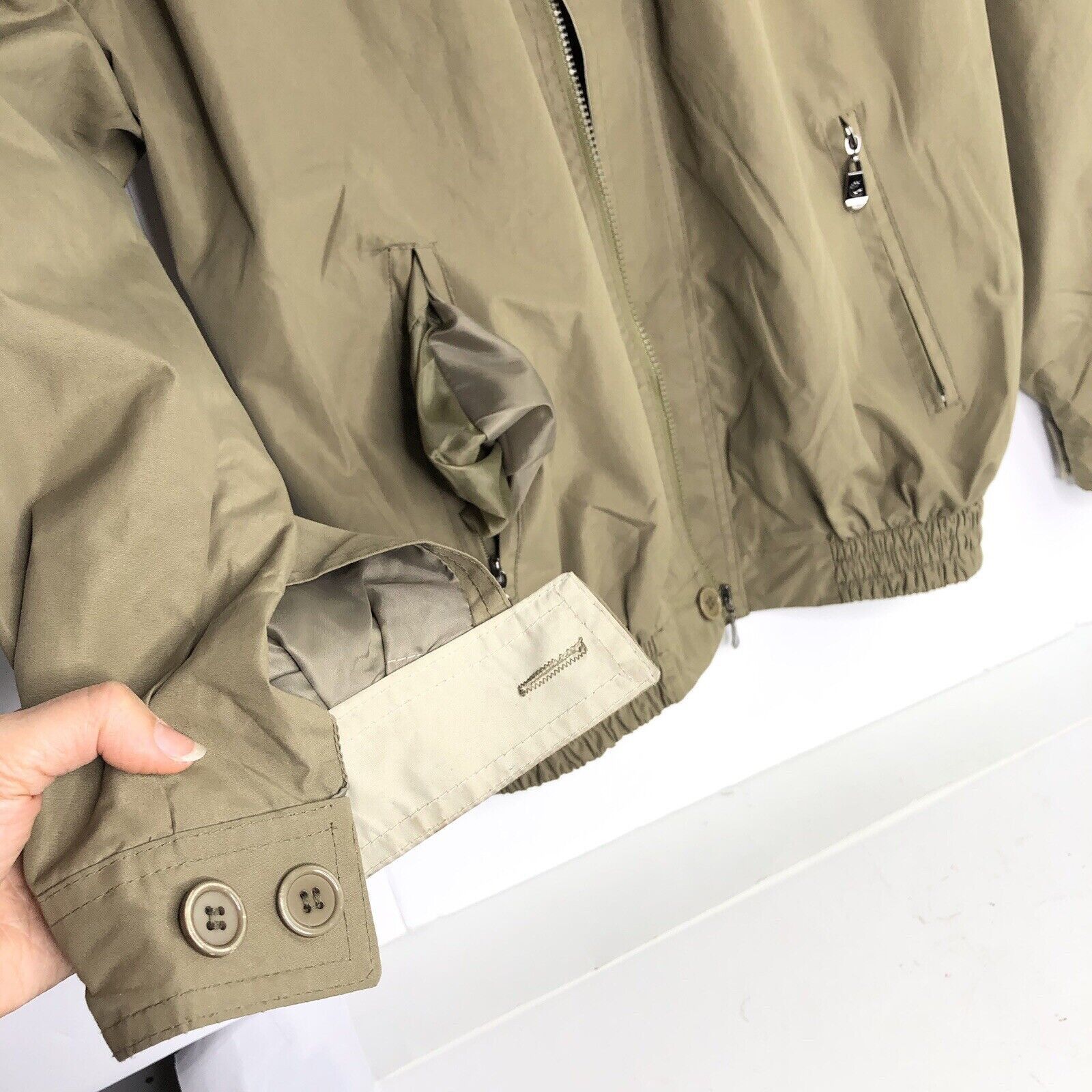 Other OBX Outer Banks Men Barn Coat Sz M Army Green Full Zip Size US M / EU 48-50 / 2 - 6 Thumbnail